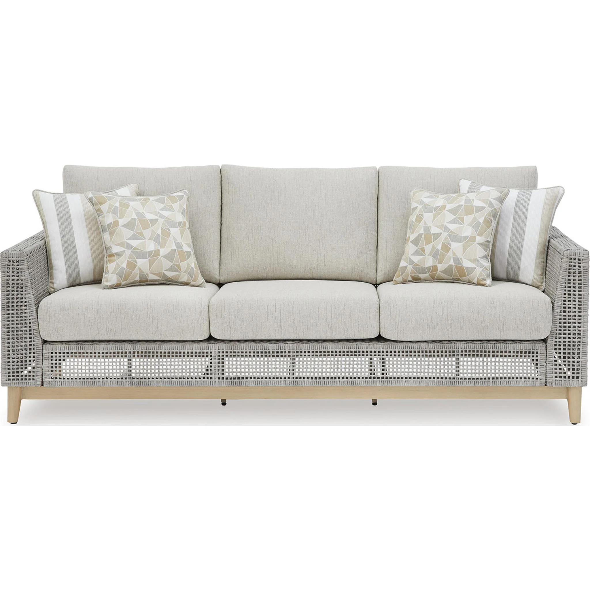 Seton Creek Outdoor Sofa with Cushion - Image 4