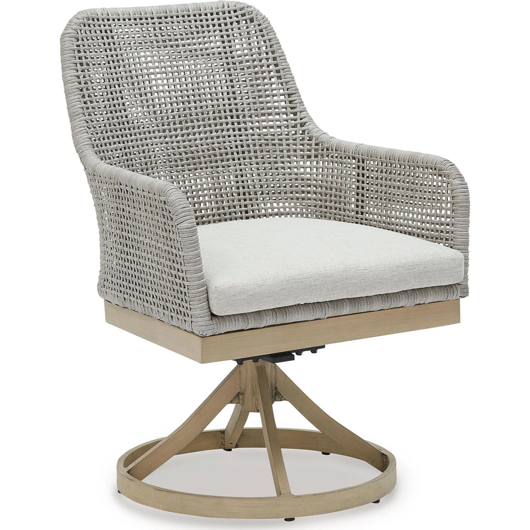 Seton Creek Outdoor Swivel Chair (set of 2) - Image 3