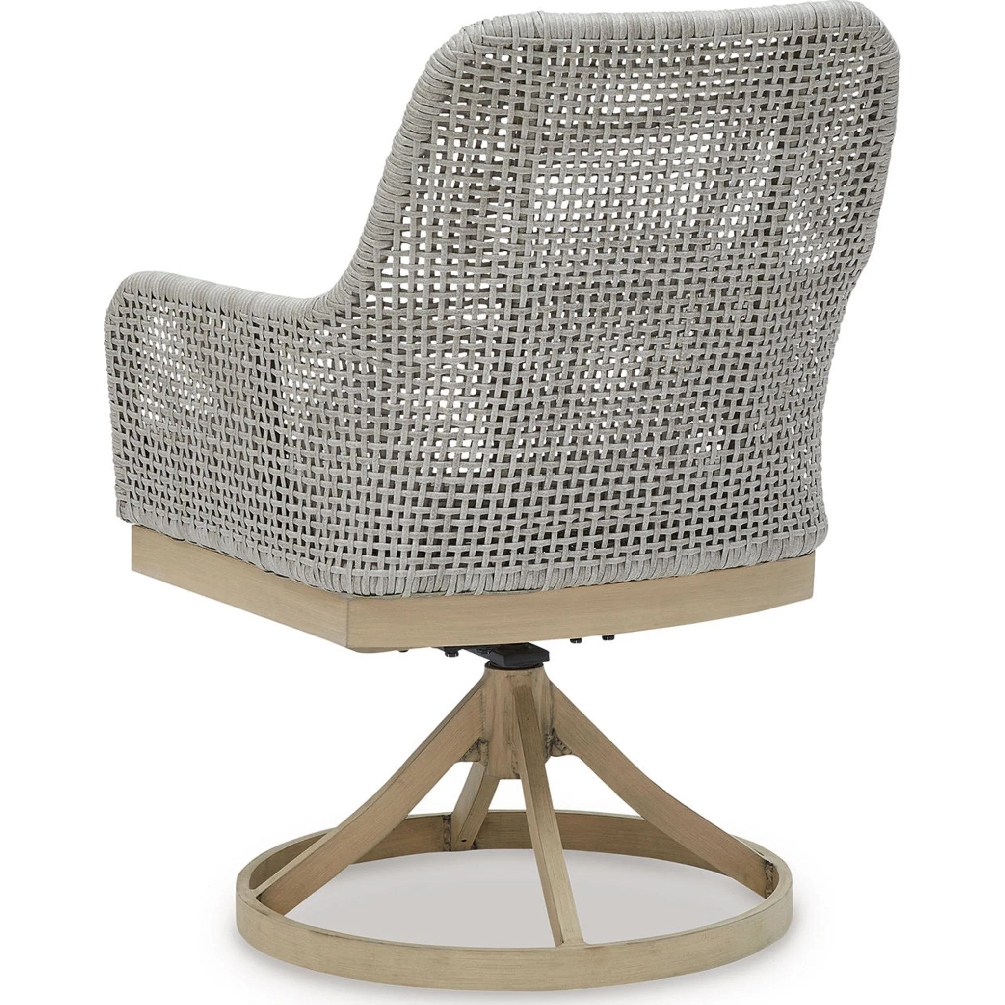 Seton Creek Outdoor Swivel Chair (set of 2) - Image 4