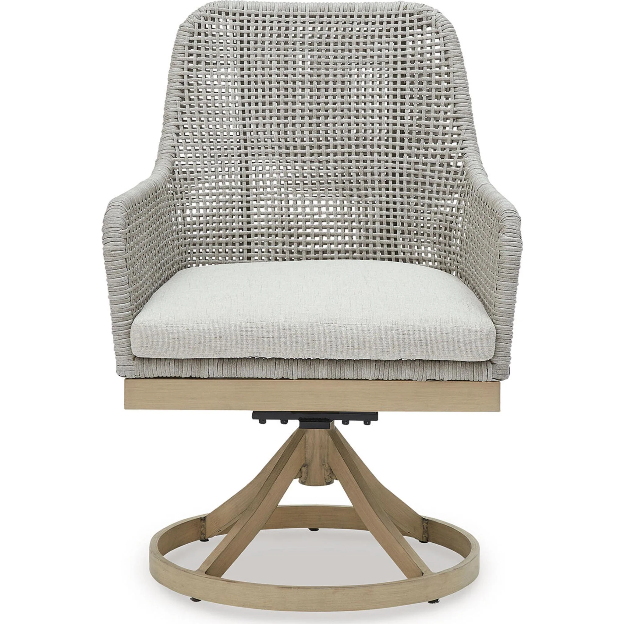 Seton Creek Outdoor Swivel Chair (set of 2) - Image 7
