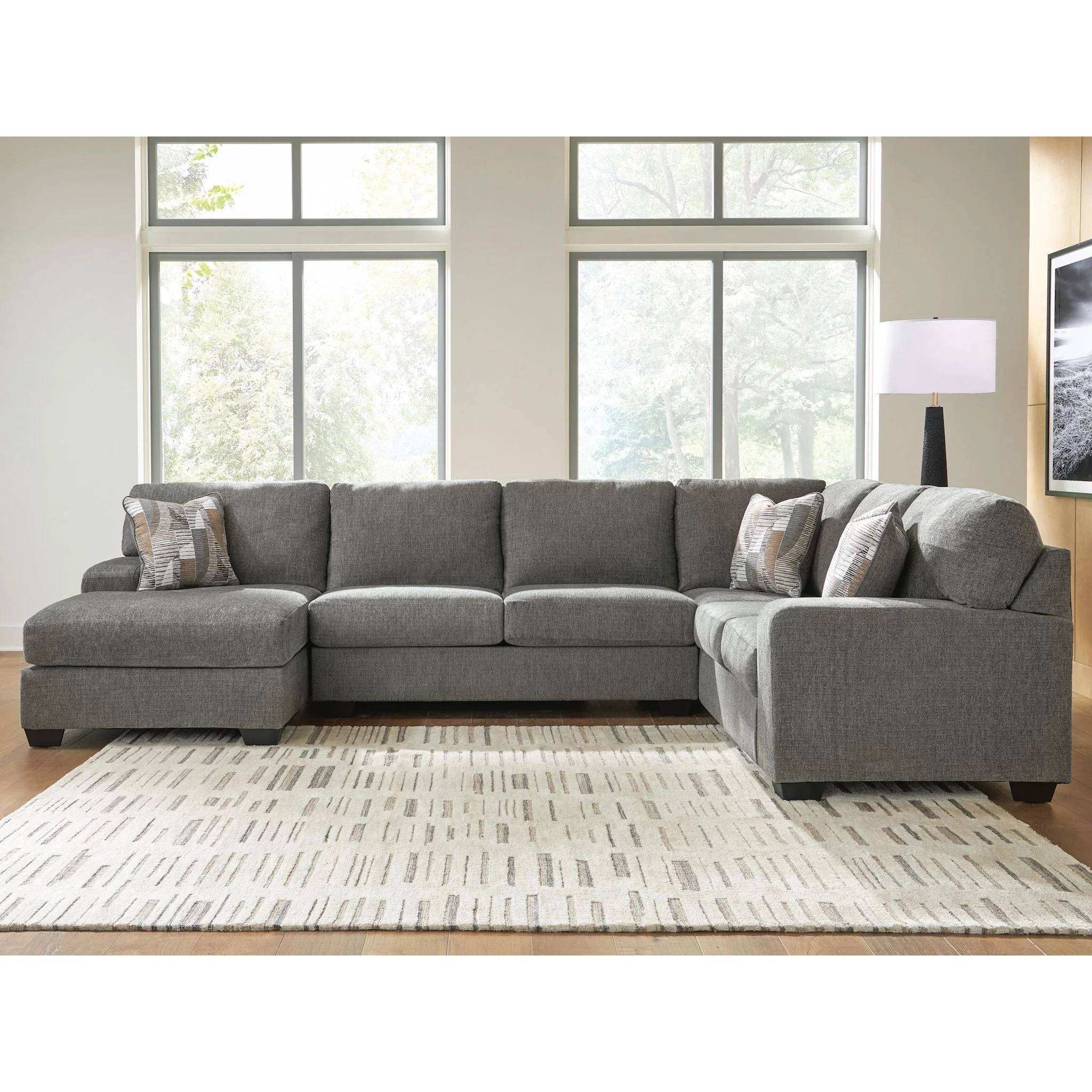 Newellen 3 Piece Sectional with Chaise - Image 20