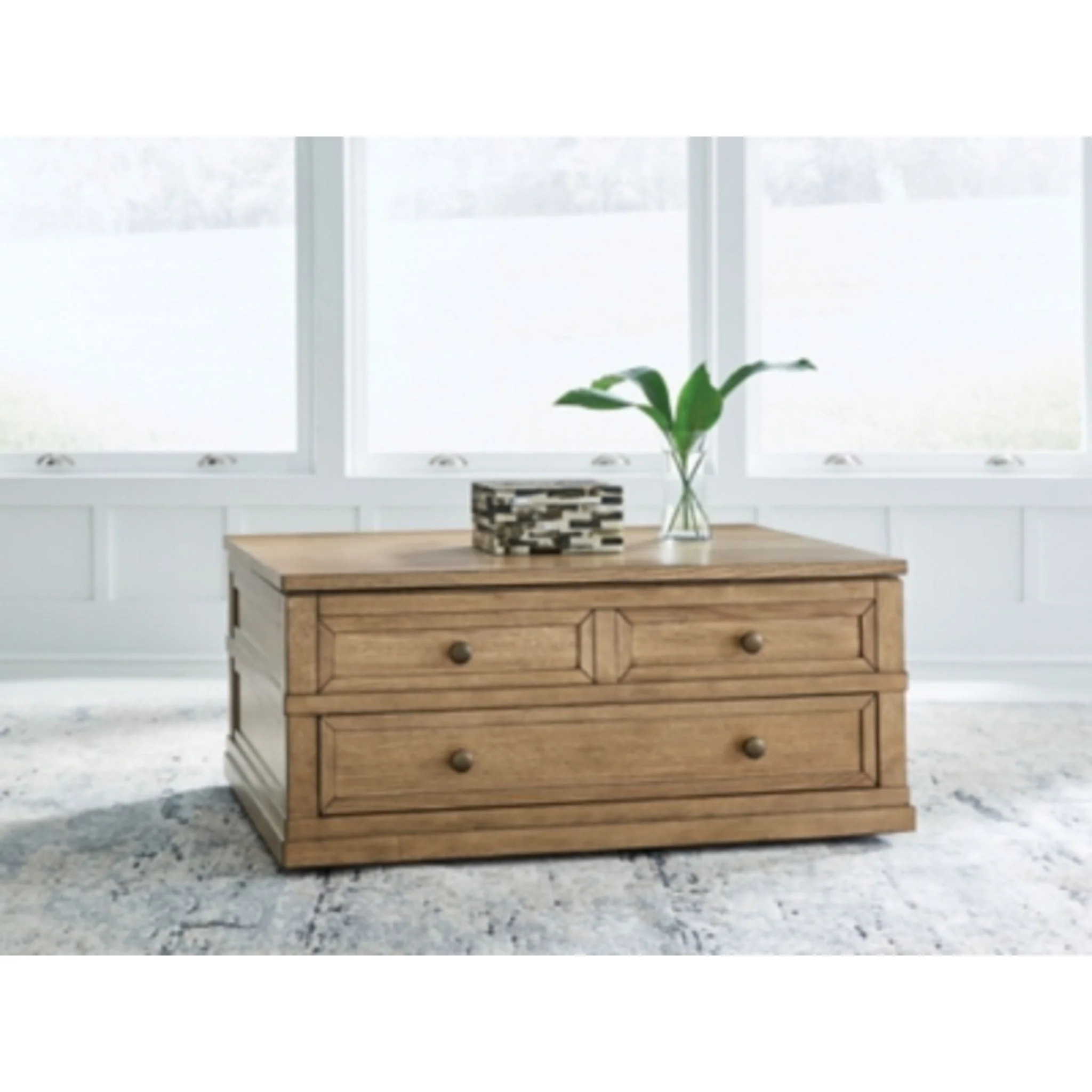 Sharlance Rectangle Lift Cocktail Table - Image 21