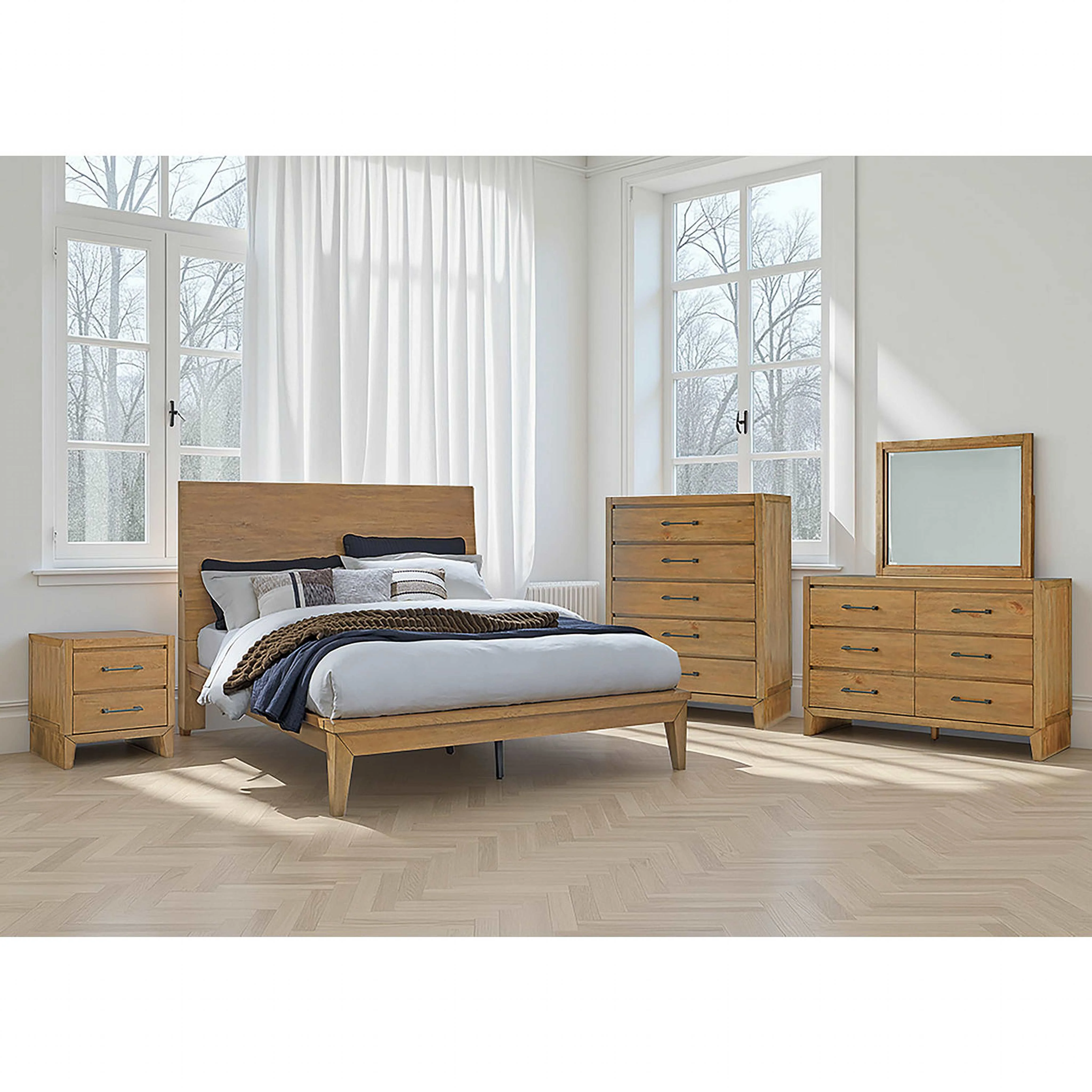 Sherbana Queen Panel Bed - Image 2