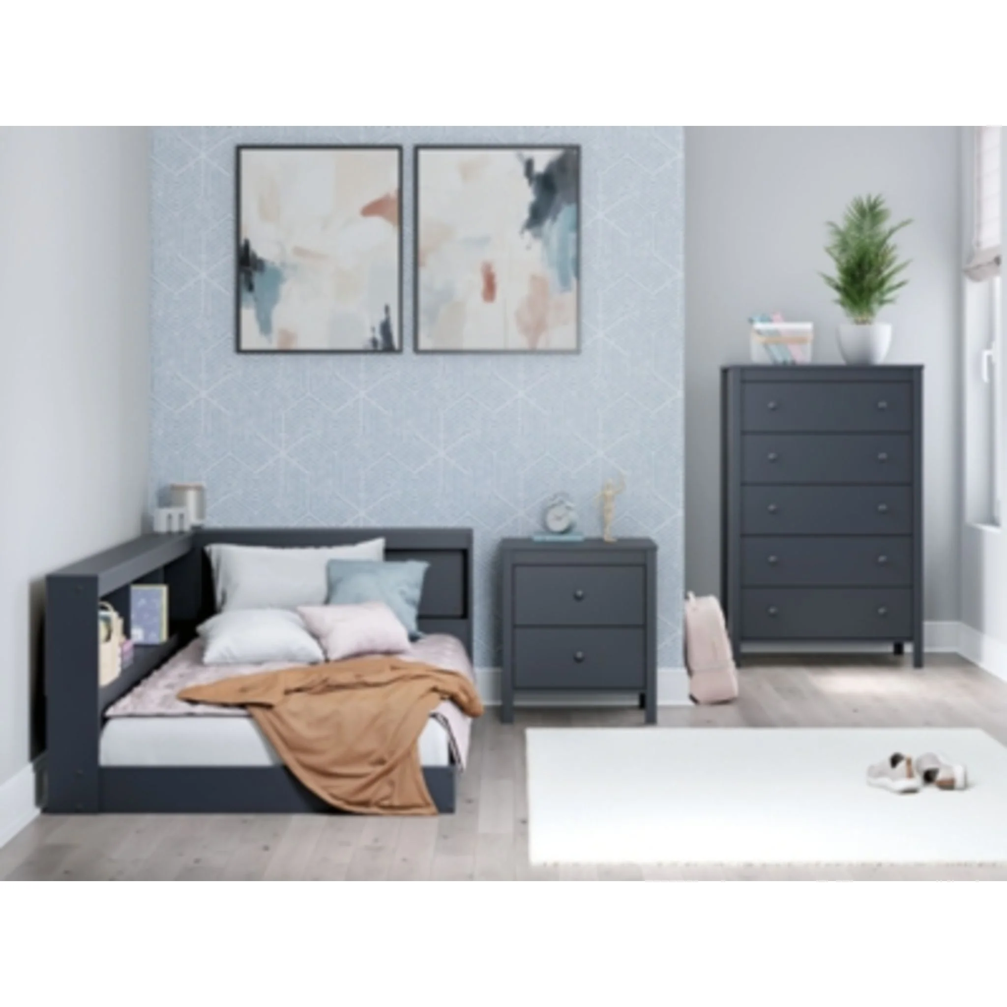 Simmenfort Bookcase Storage Bed - Image 11