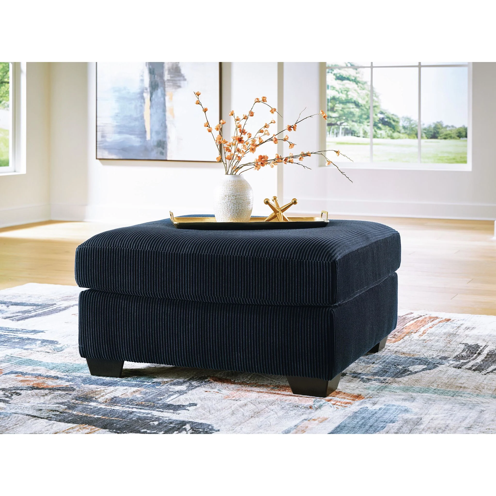 SimpleJoy Oversized Accent Ottoman - Image 2