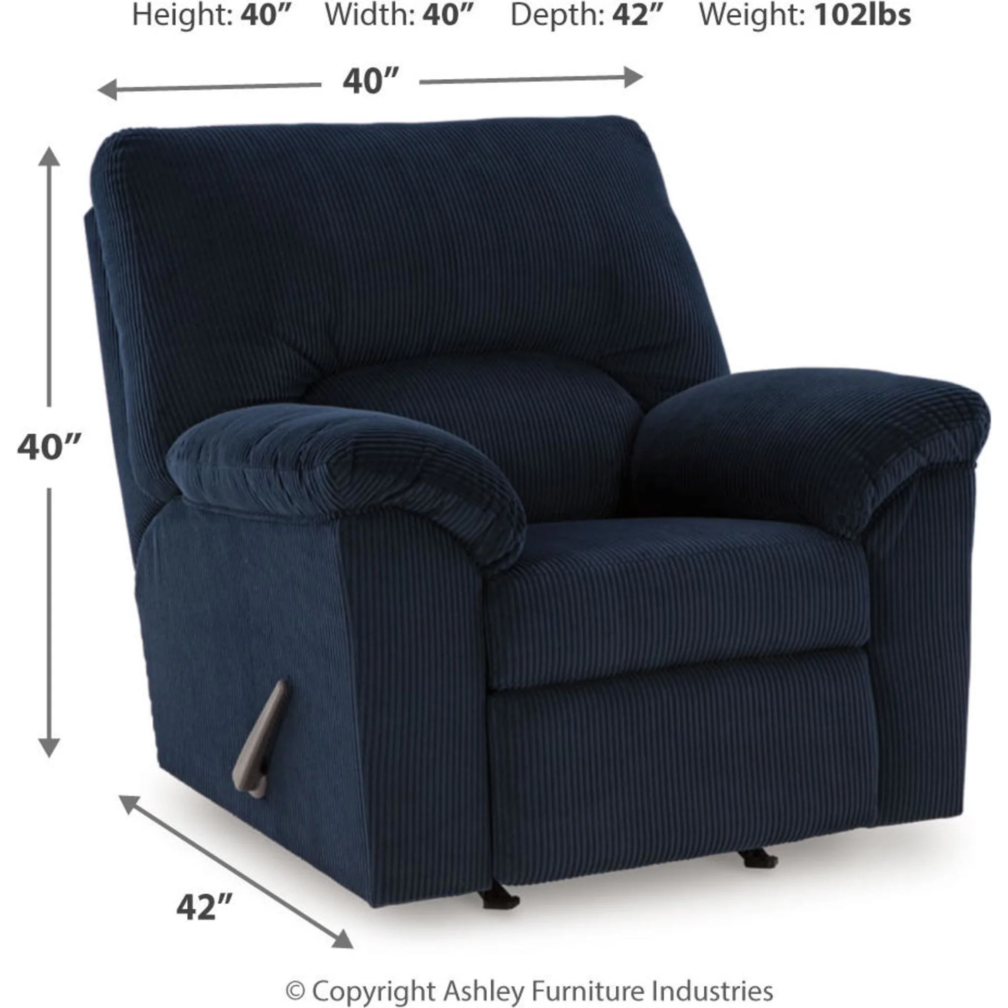 SimpleJoy Rocker Recliner - Image 34
