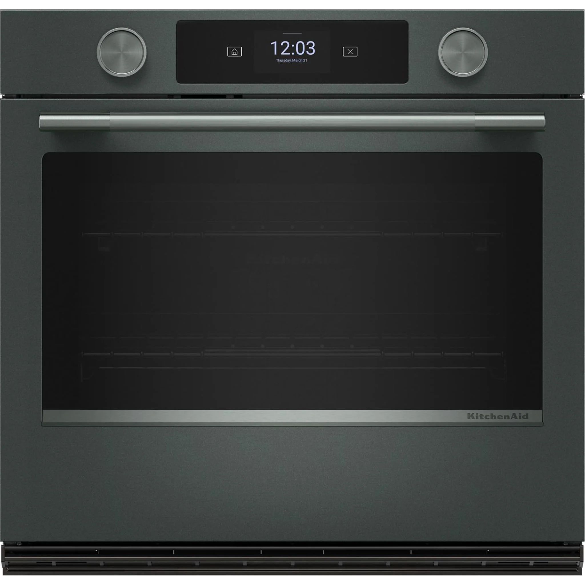 KitchenAid 30-inch Smart Electric Single Wall Oven with Assisted Cooking Modes - Juniper - Juniper (KOES730SJP)