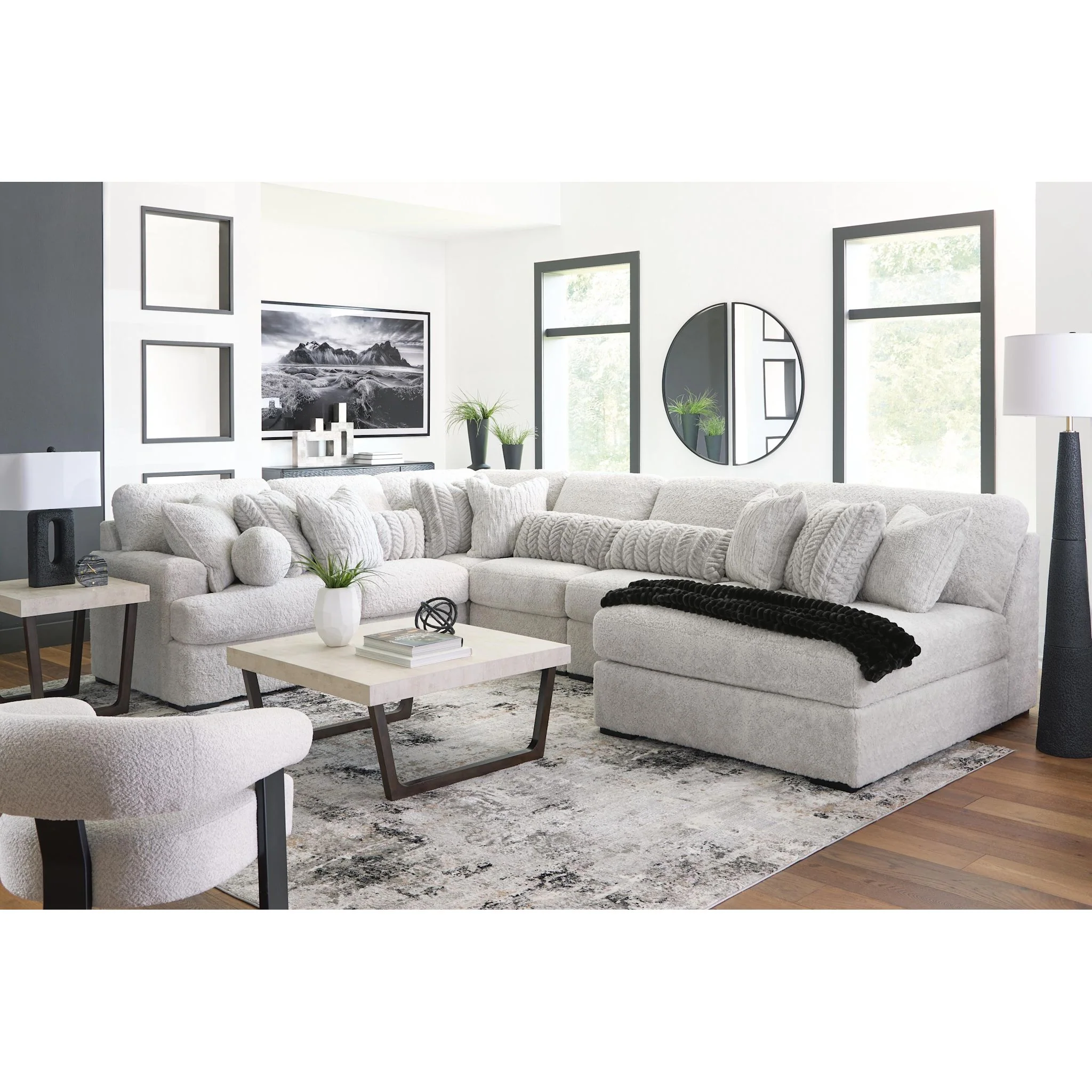 Snodoodle 6 Piece Modular Sectional with Chaise - Image 13