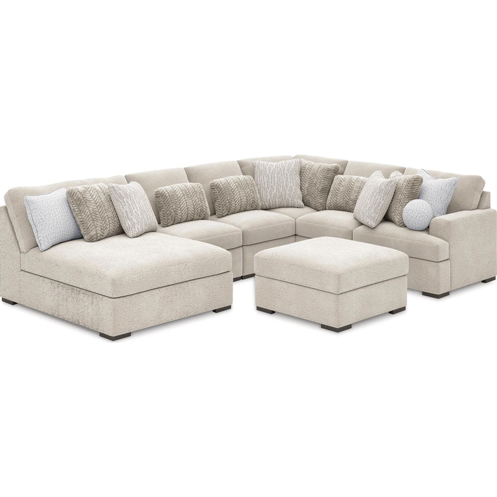 Snodoodle 6 Piece Modular Sectional with Chaise - Image 19