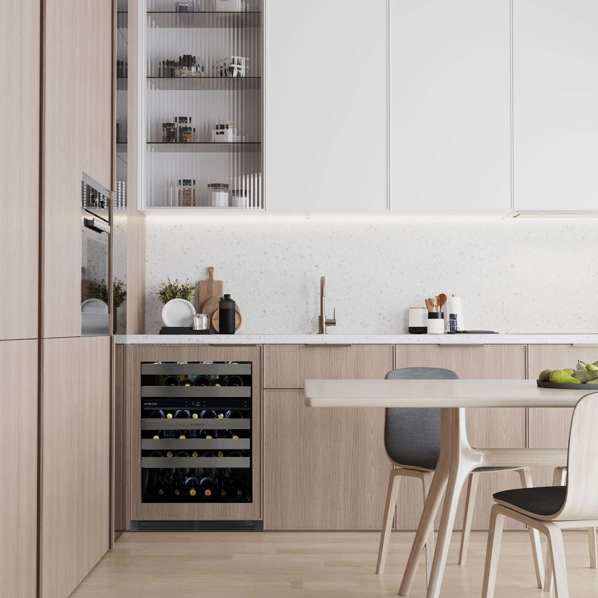 Stirling 24" Dual Zone Panel Ready Wine Cooler: Stainless Package - Panel Ready (S4-D200PANR) - Image 12