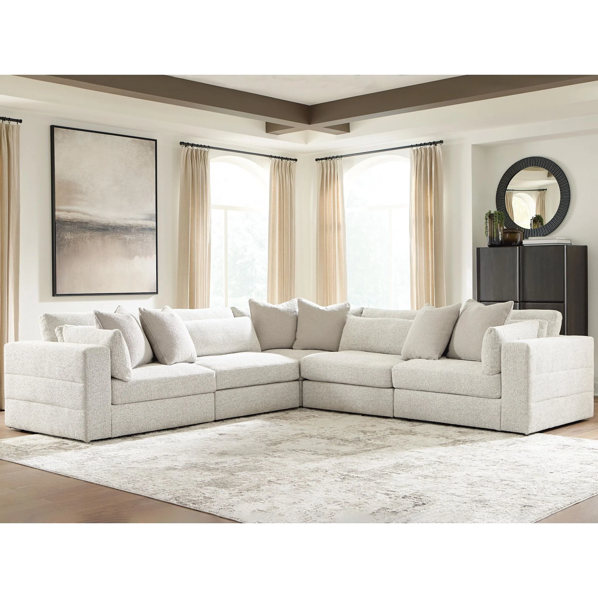 Stonecroft Manor 5 Piece Sectional - Image 4
