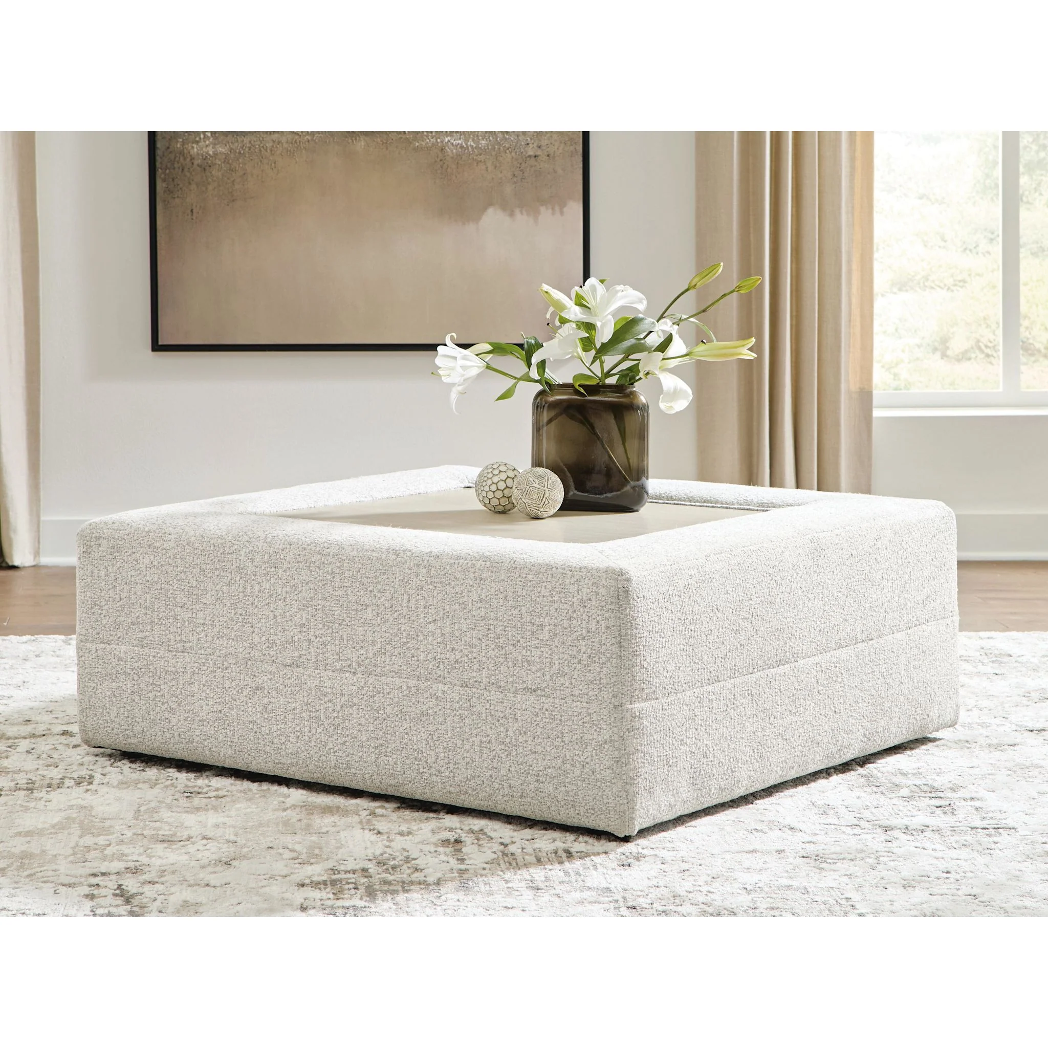 Stonecroft Manor Oversized Accent Ottoman - Image 5