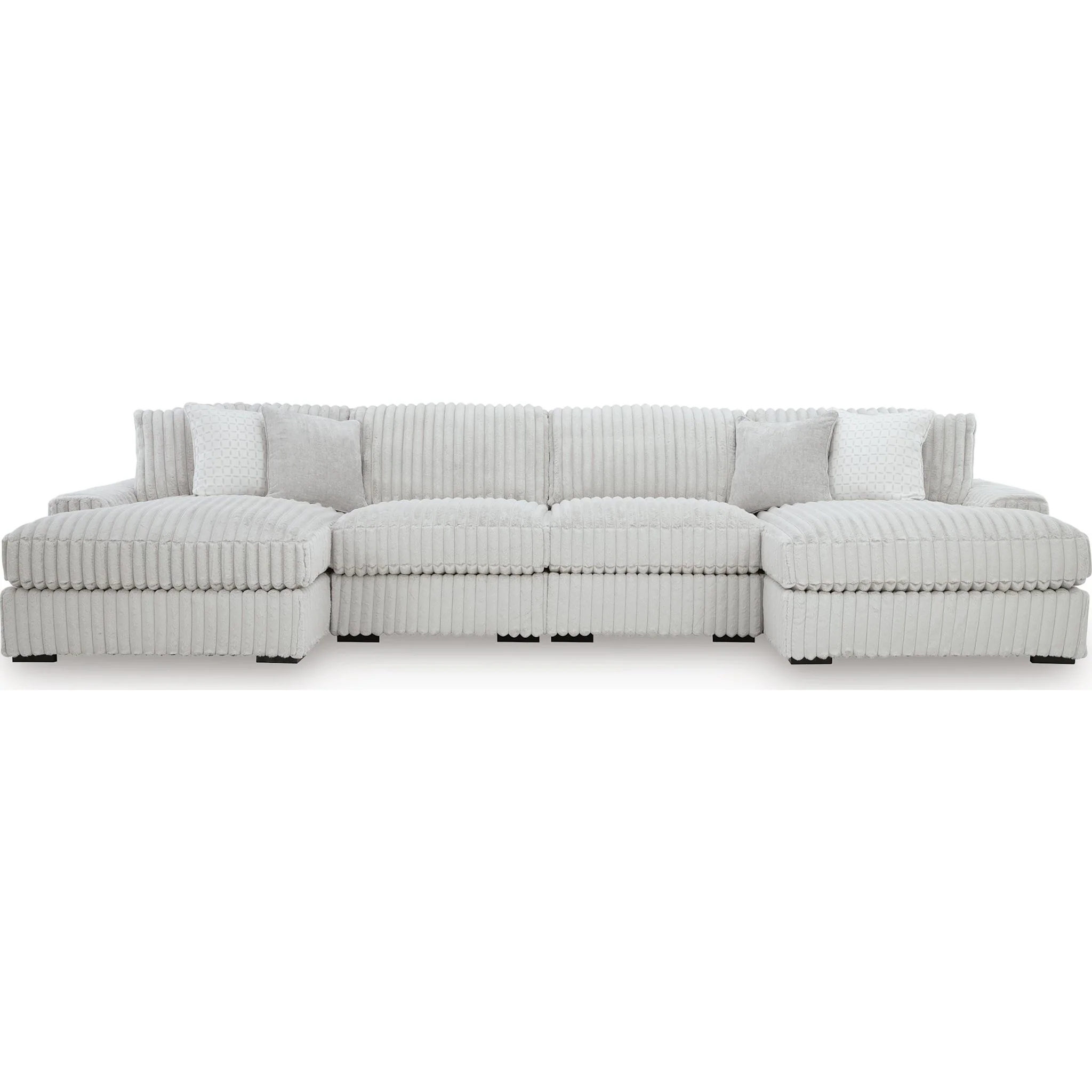 Stupendous 4 Piece Sectional with Double Chaise - Image 13