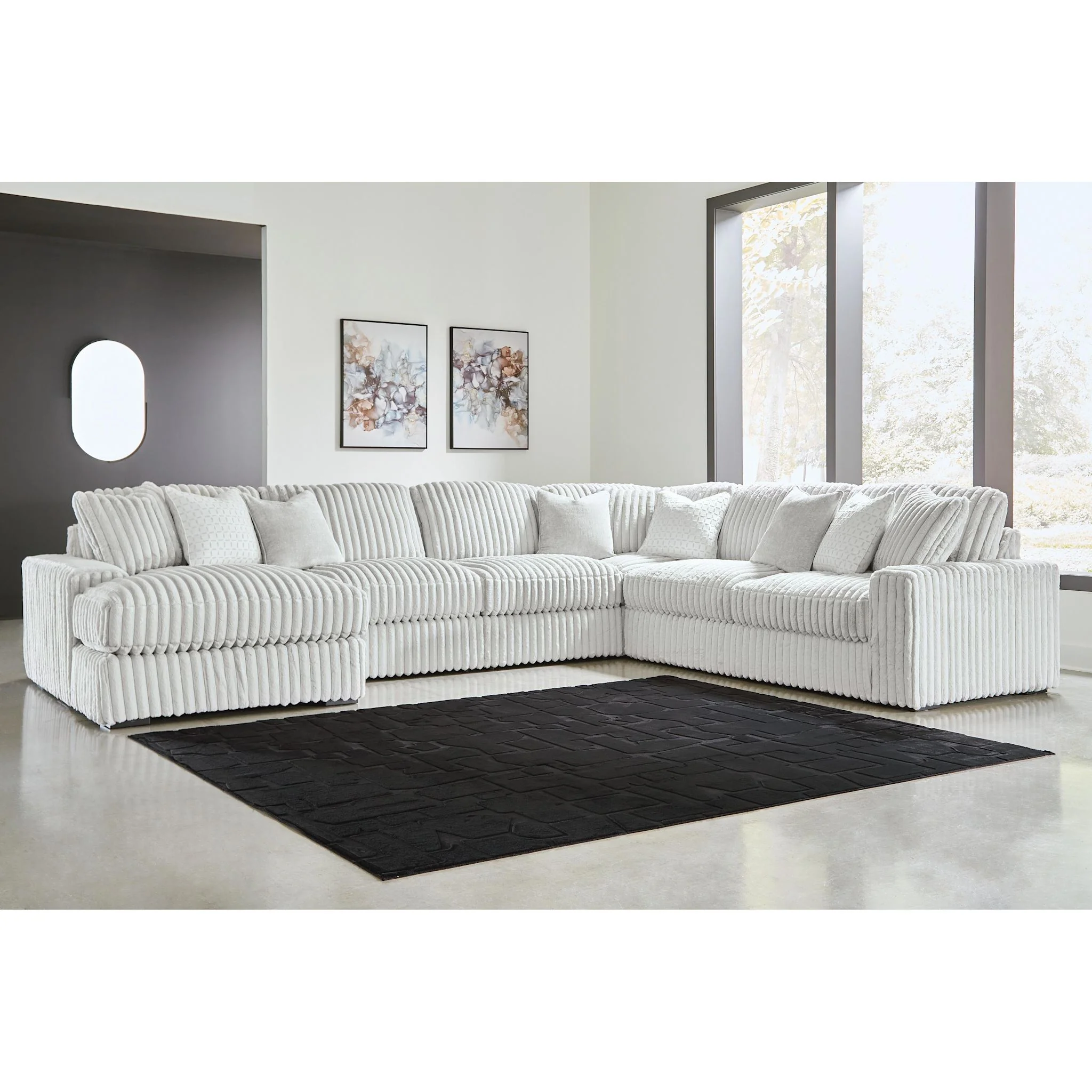Stupendous 5 Piece Sectional with Chaise - Image 19