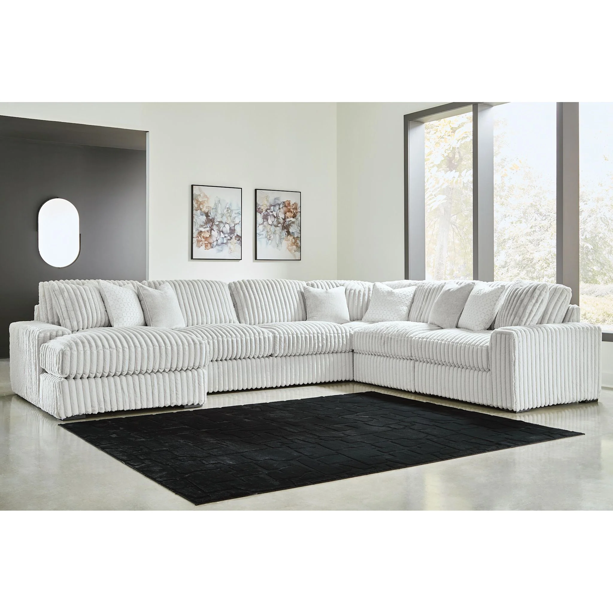 Stupendous 6 Piece Sectional with Chaise - Image 24