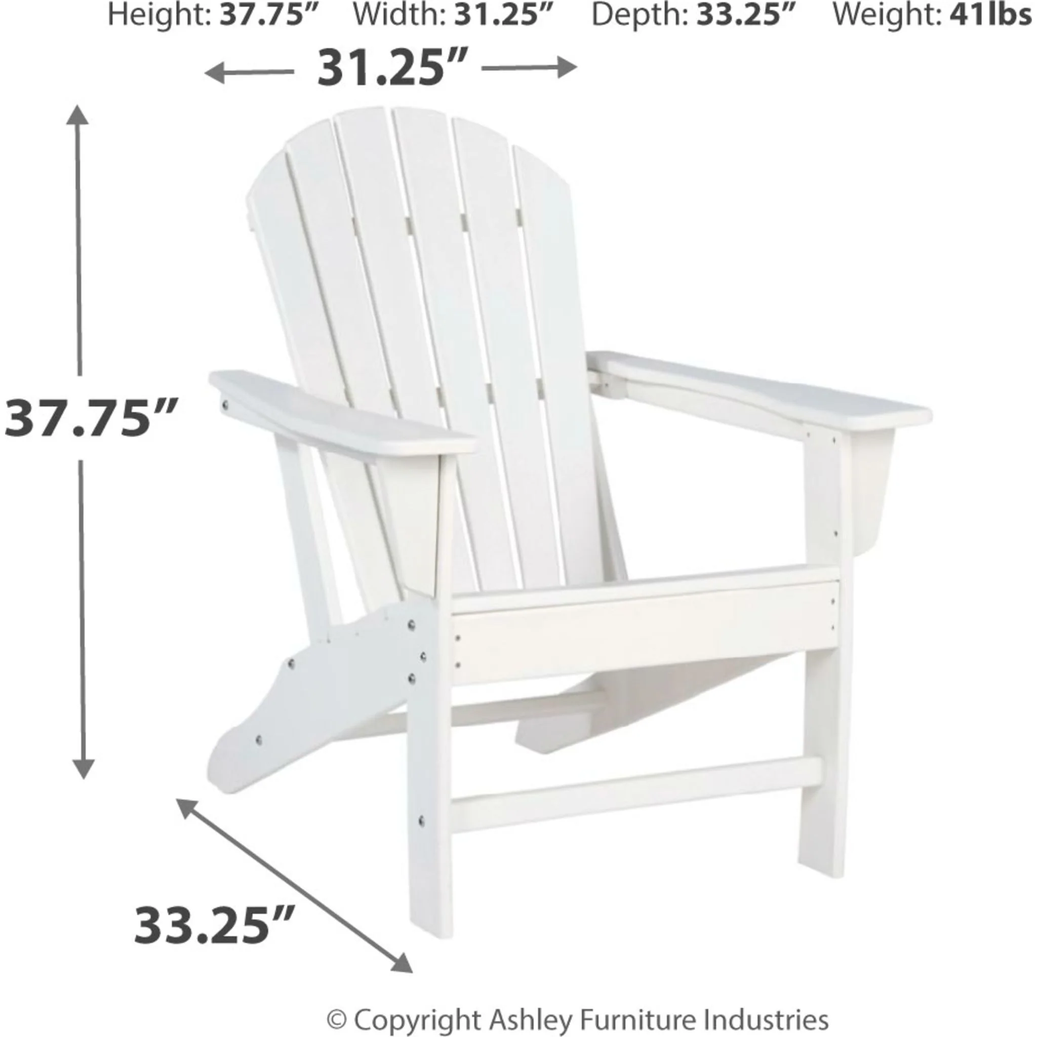 Sundown Treasure Outdoor Adirondack Chair - Image 78