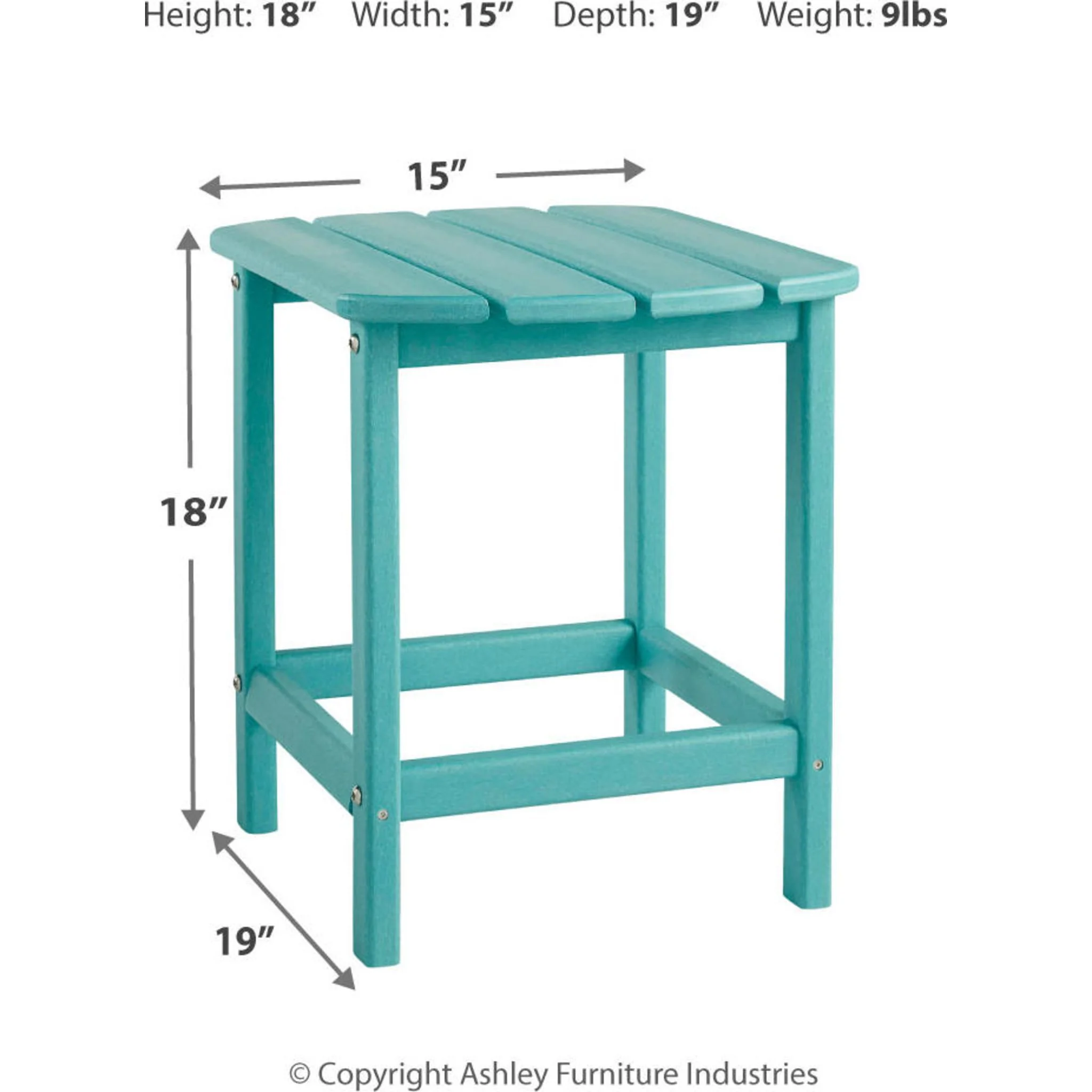 Sundown Treasure Outdoor Rectangle End Table - Image 13