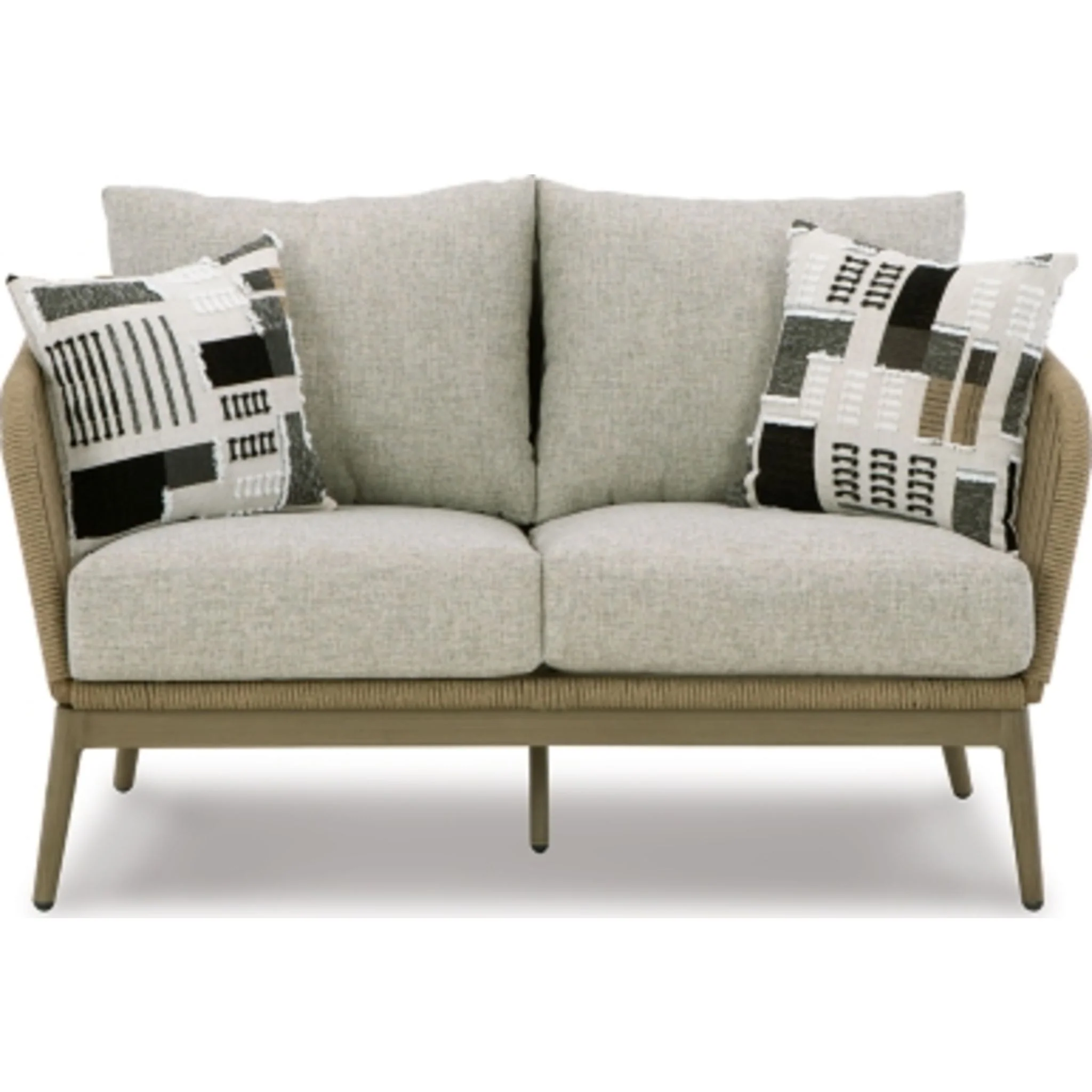 Swiss Valley Outdoor Loveseat with Cushion - Image 4