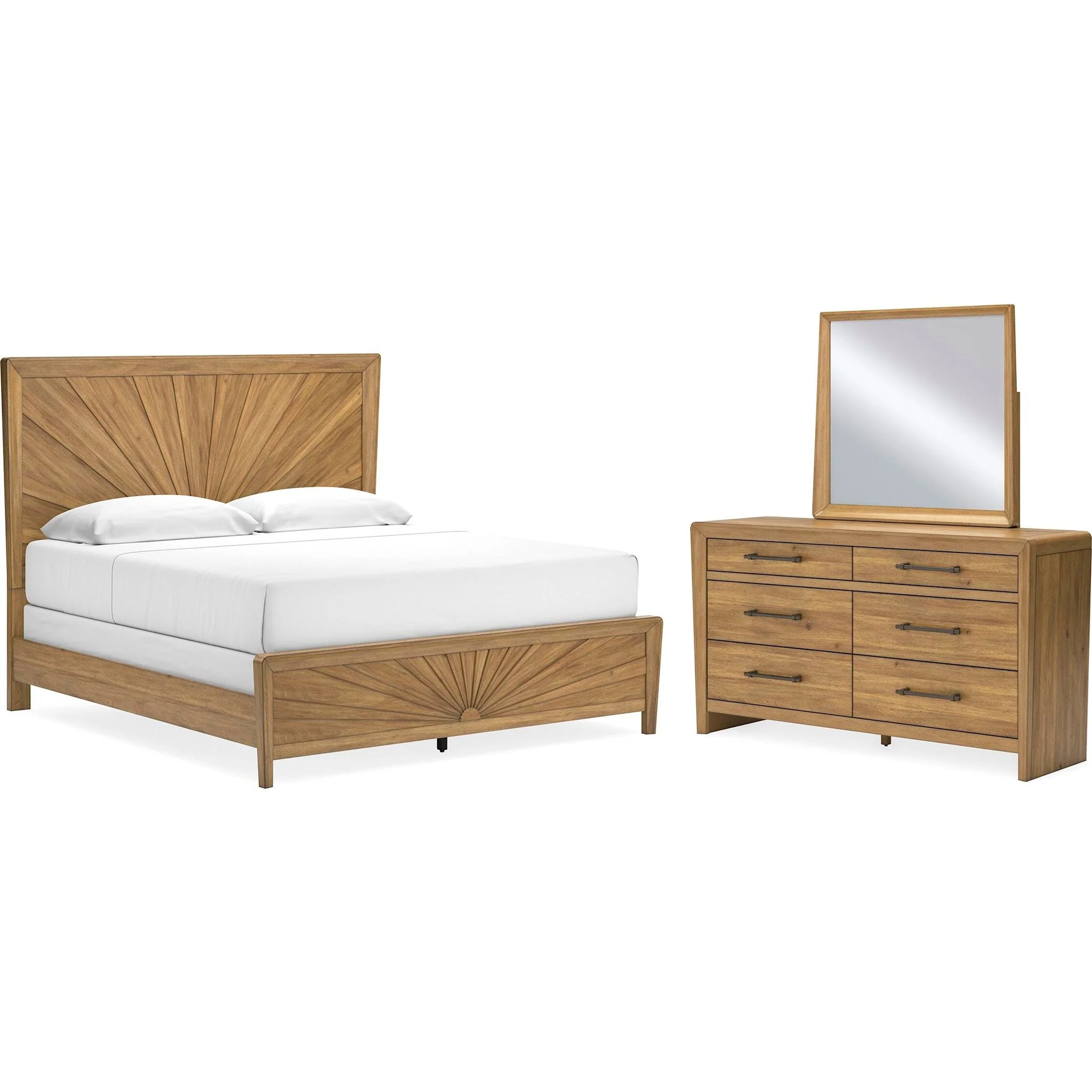 Takston-Exclusive 5 Piece Panel Bedroom - Image 118