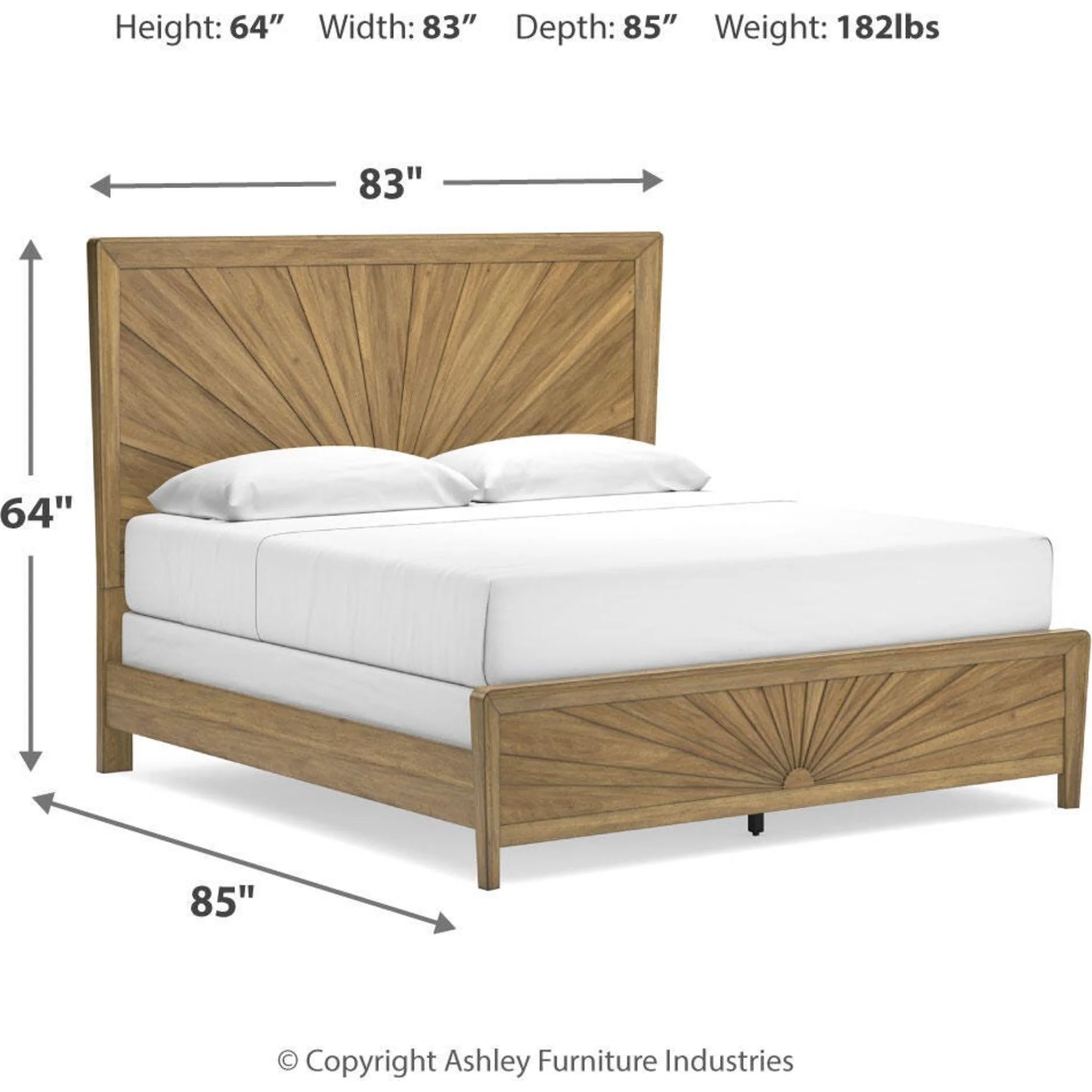 Takston-Exclusive 5 Piece Panel Bedroom - Image 170