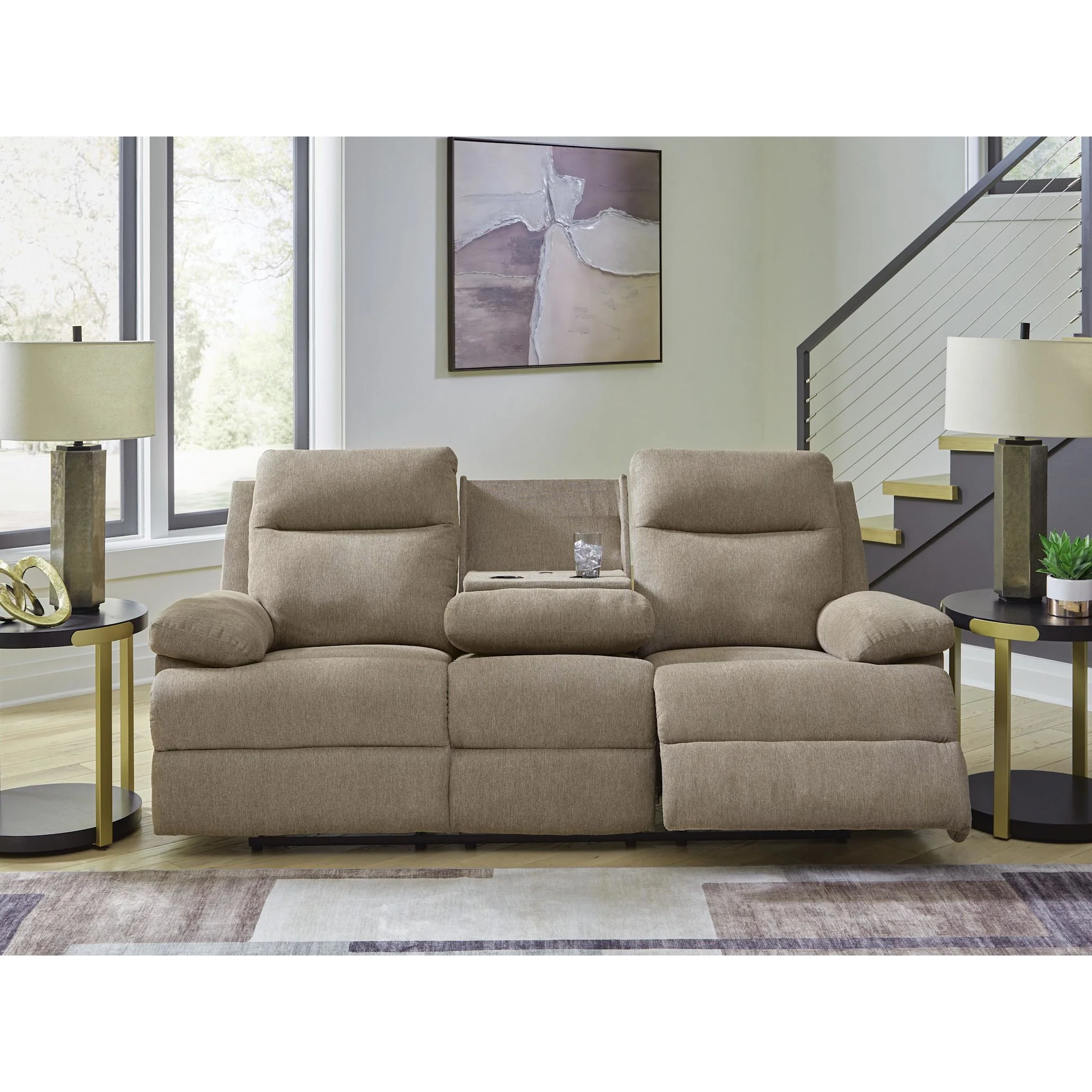 Tarrant Reclining Sofa with Drop Down Table - Image 16