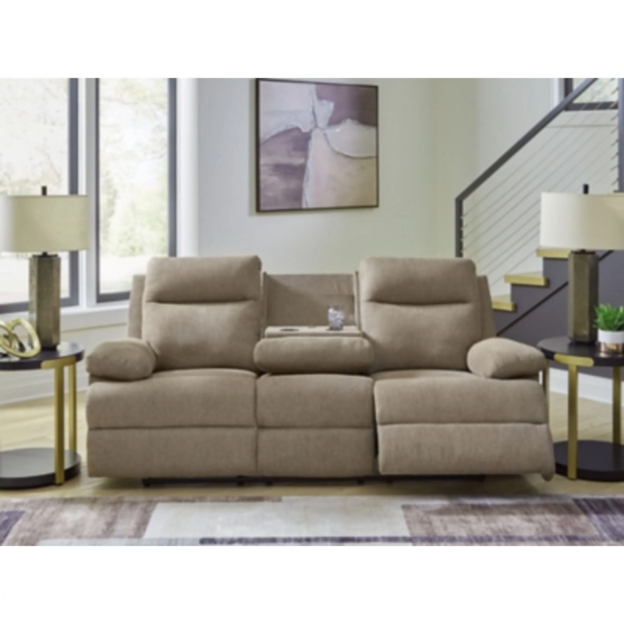 Tarrant Reclining Sofa with Drop Down Table - Image 26