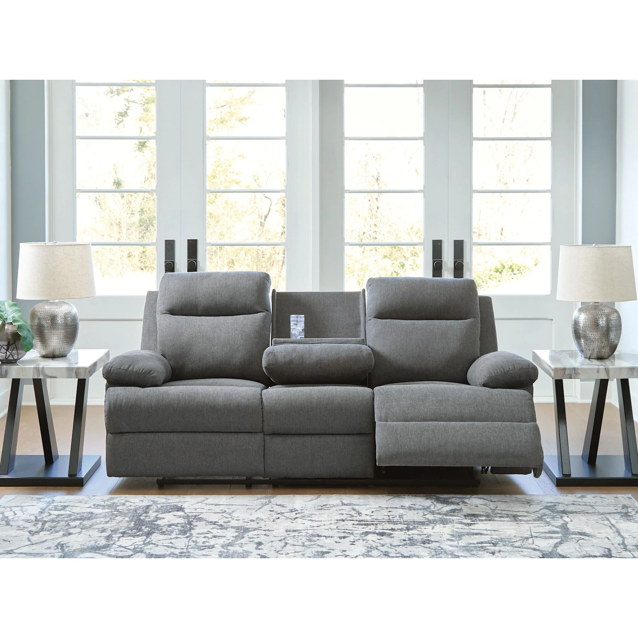 Tarrant Reclining Sofa with Drop Down Table - Image 15