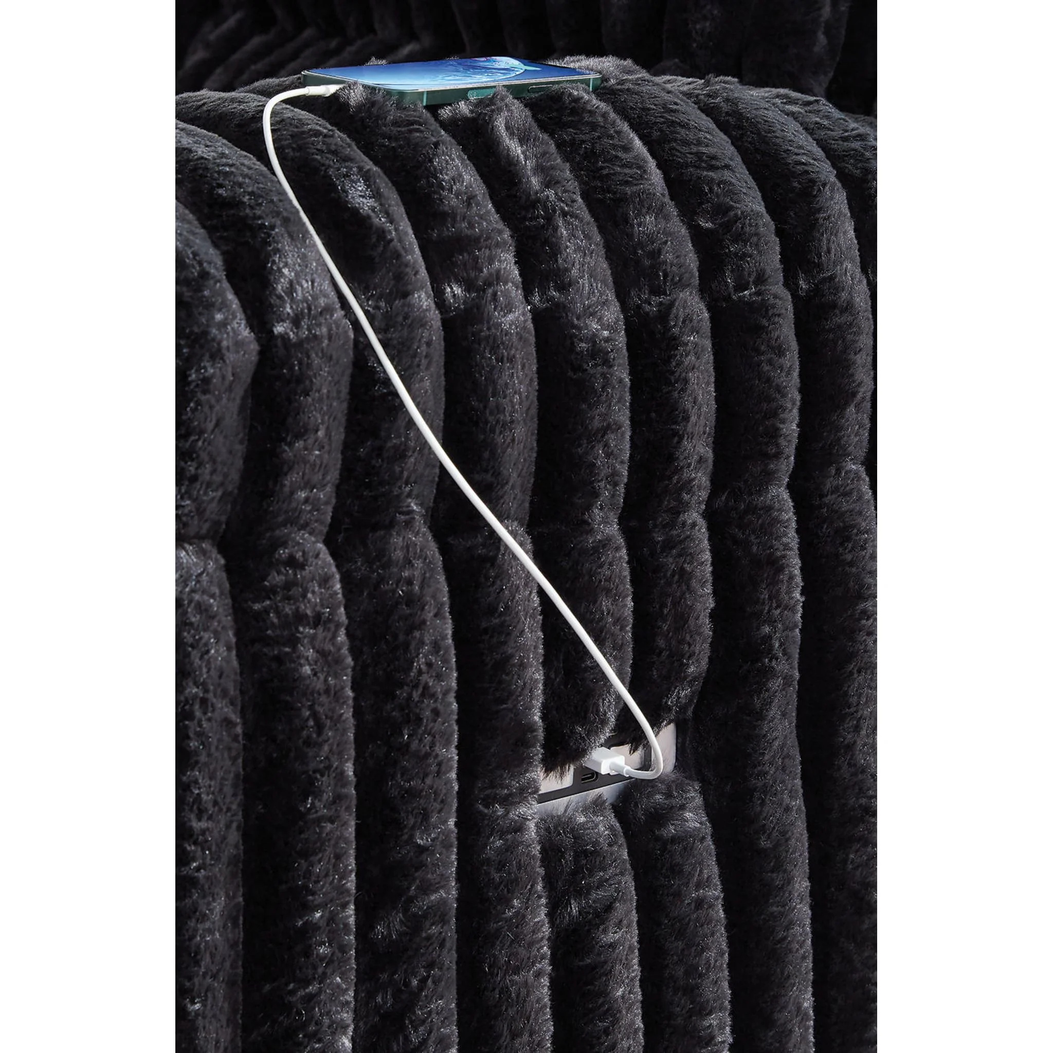 Technique Power Reclining Sofa with Drop Down Table - Image 9