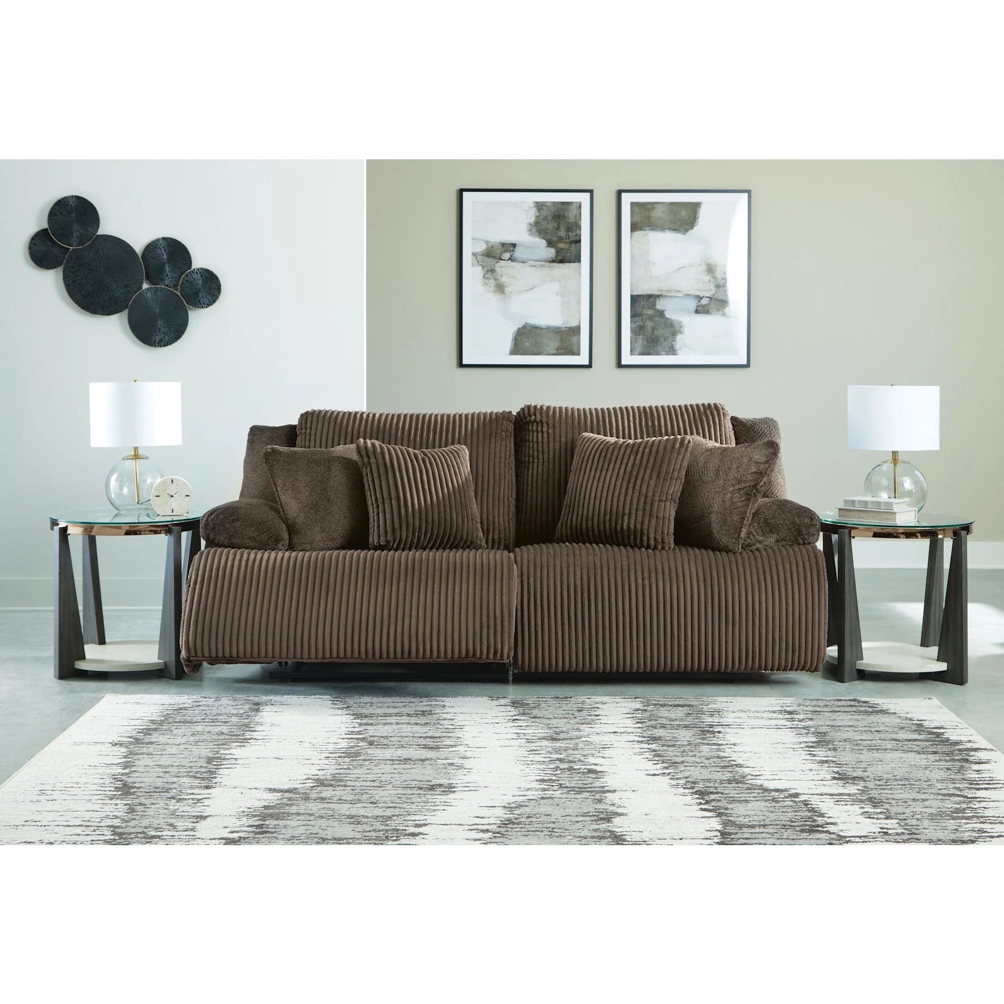 Top Tier 2 Piece Reclining Sectional - Image 8