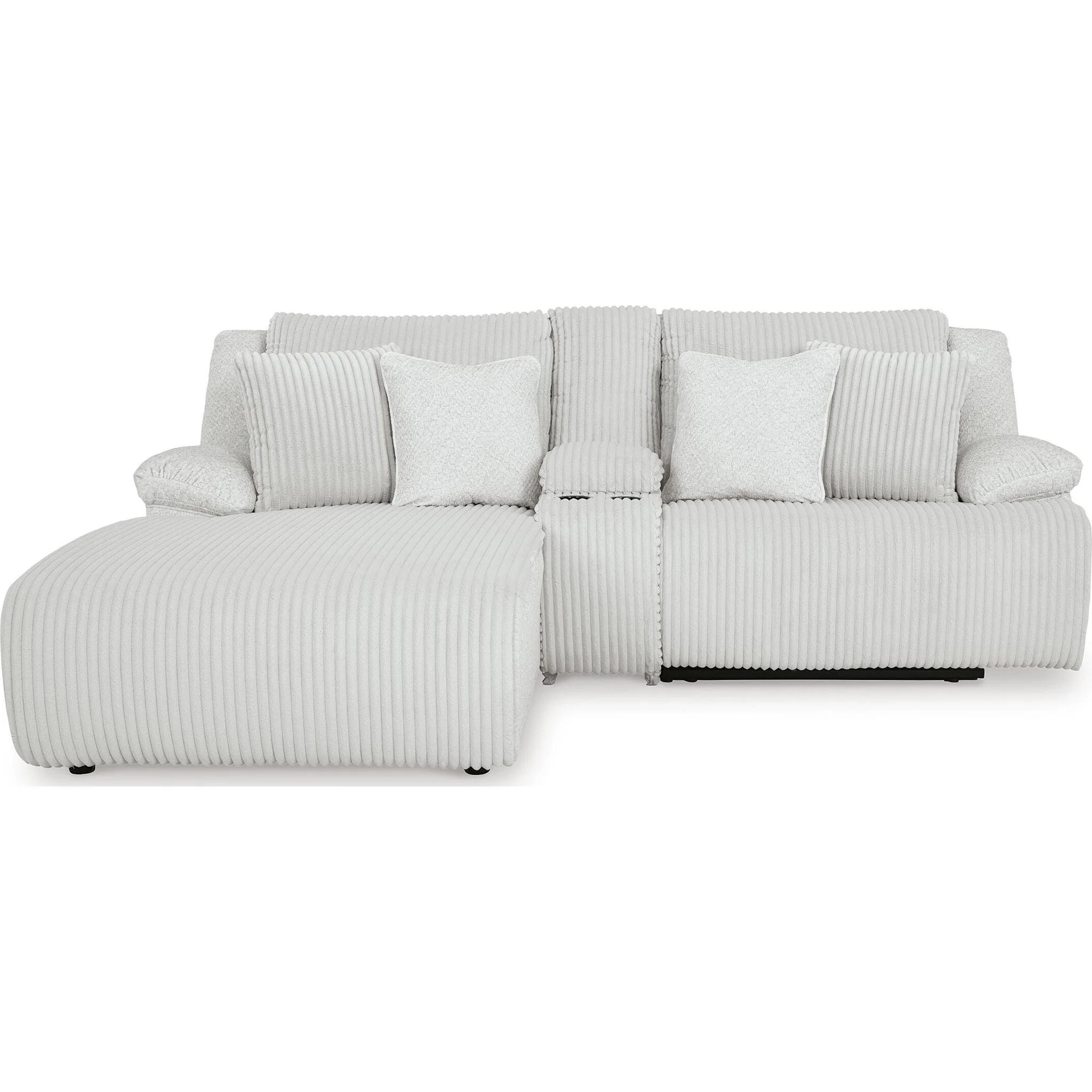 Top Tier 3 Piece Reclining Sectional with Chaise - Image 34