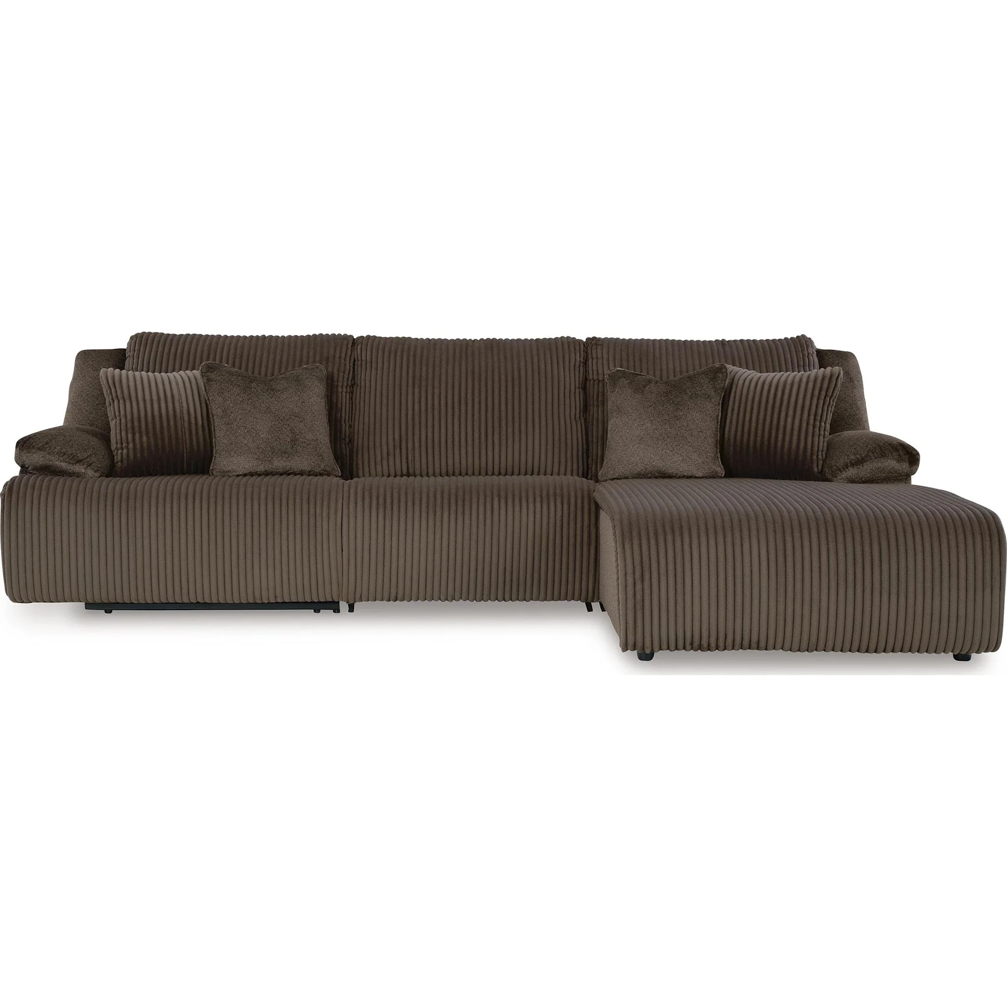 Top Tier 3 Piece Reclining Sectional with Chaise - Image 11