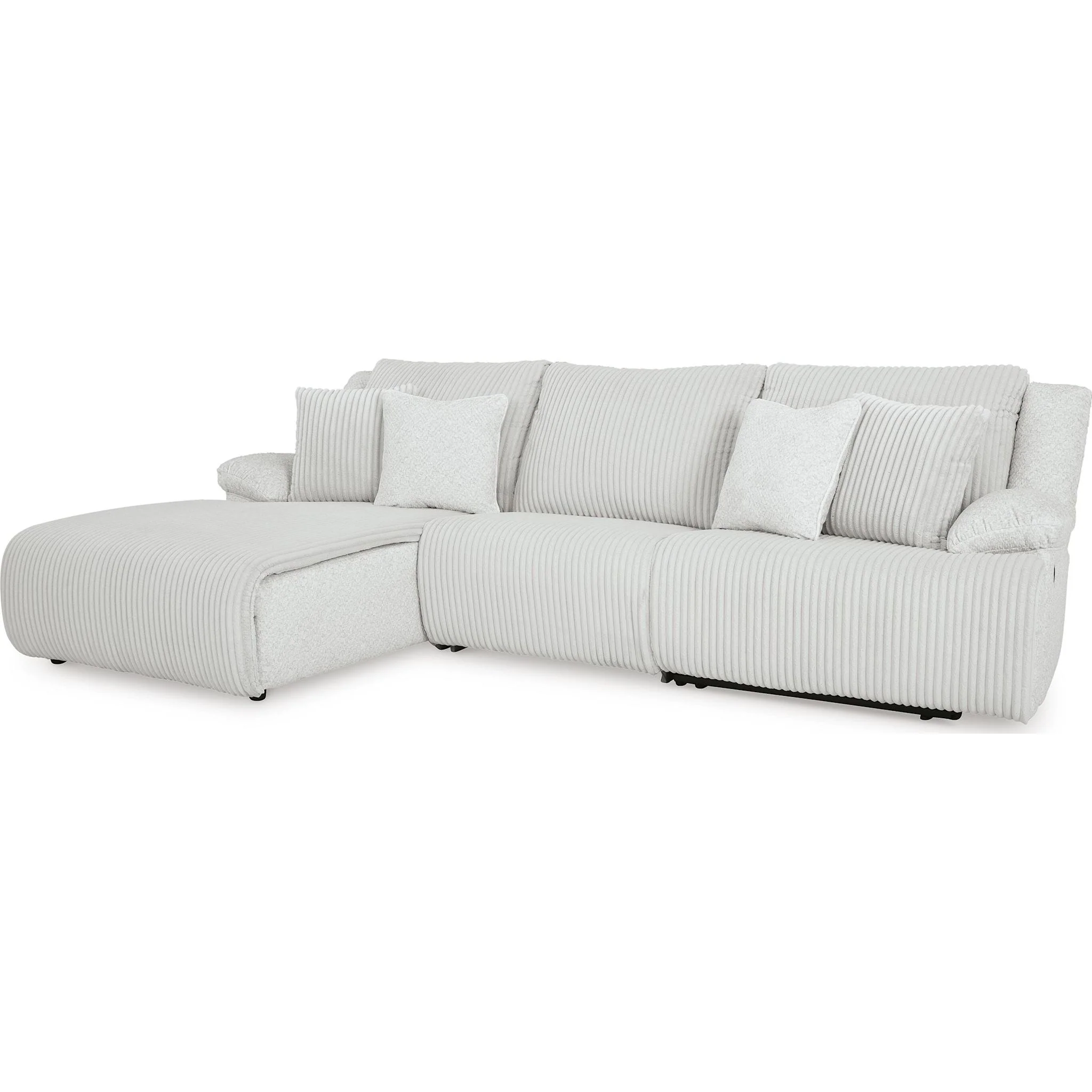 Top Tier 3 Piece Reclining Sectional with Chaise - Image 43