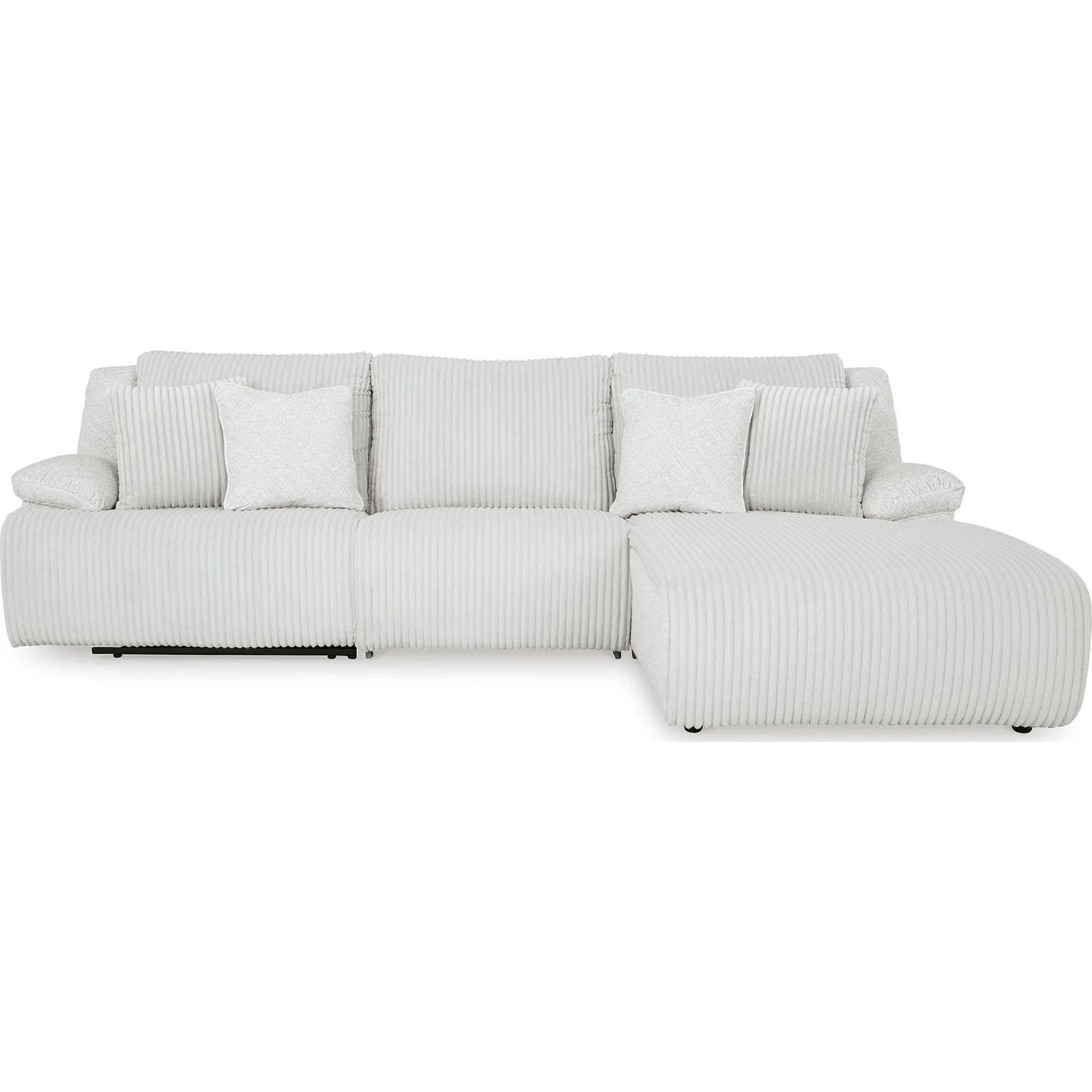 Top Tier 3 Piece Reclining Sectional with Chaise - Image 50