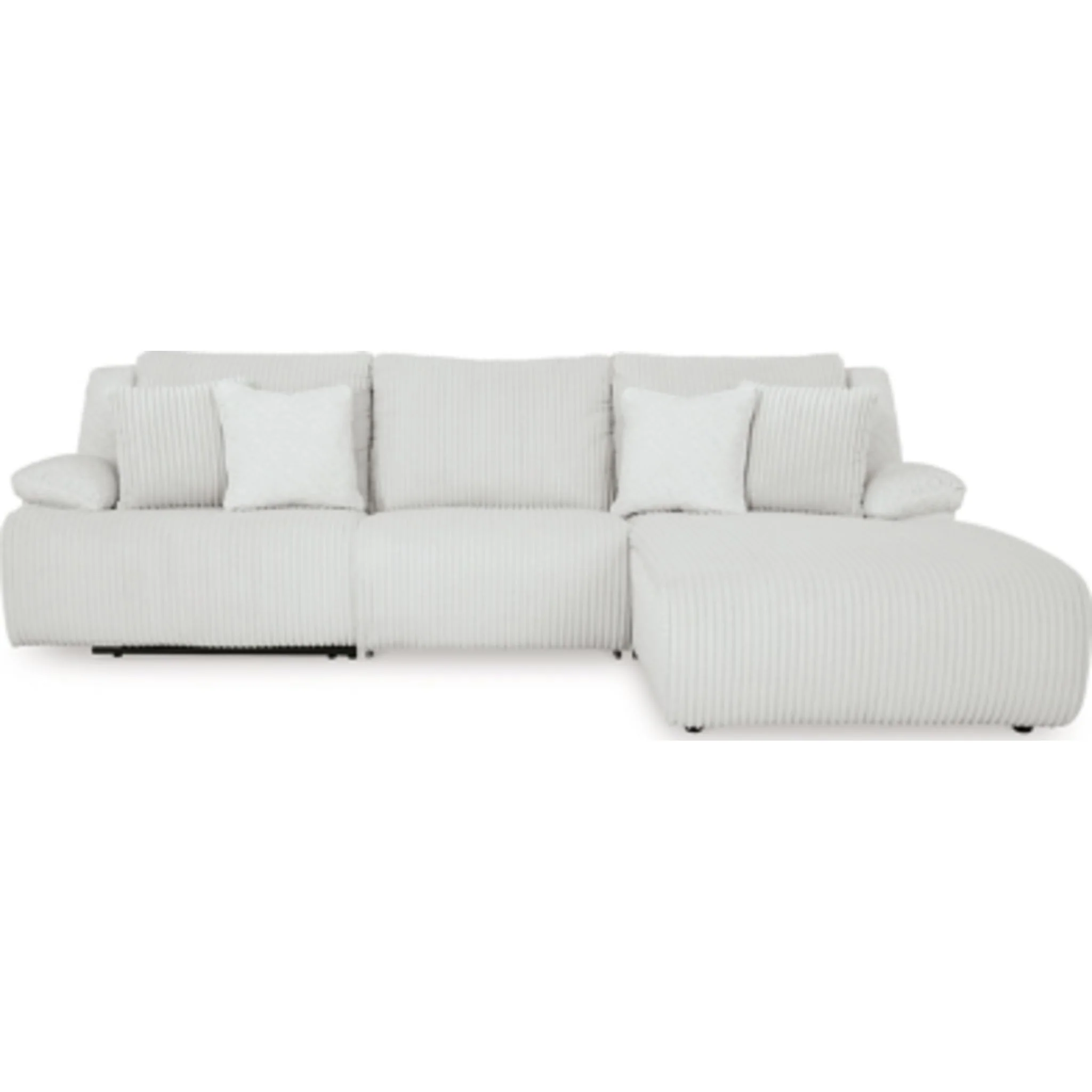 Top Tier 3 Piece Reclining Sectional with Chaise - Image 68