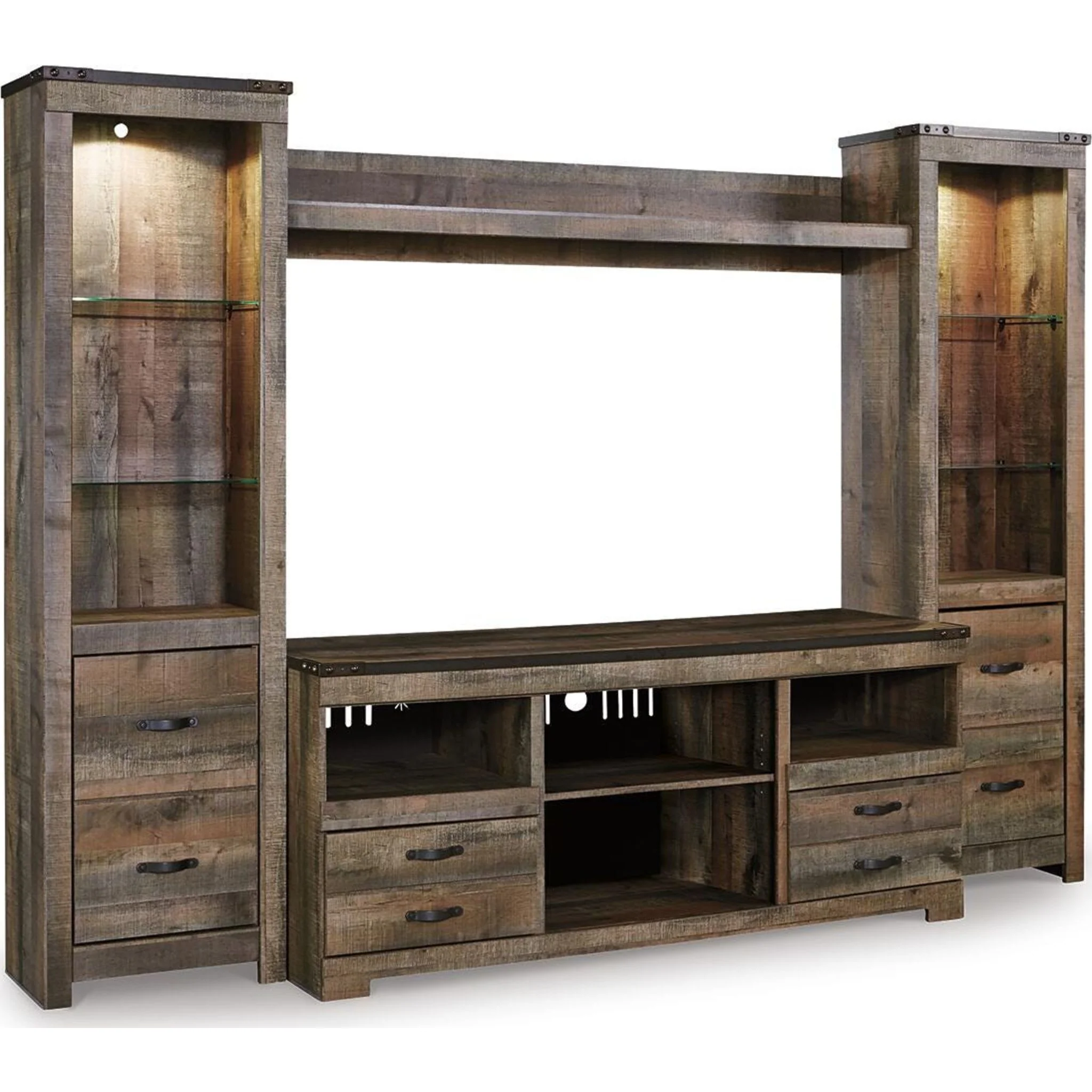 Trinell 4 Piece Entertainment Unit - Image 14