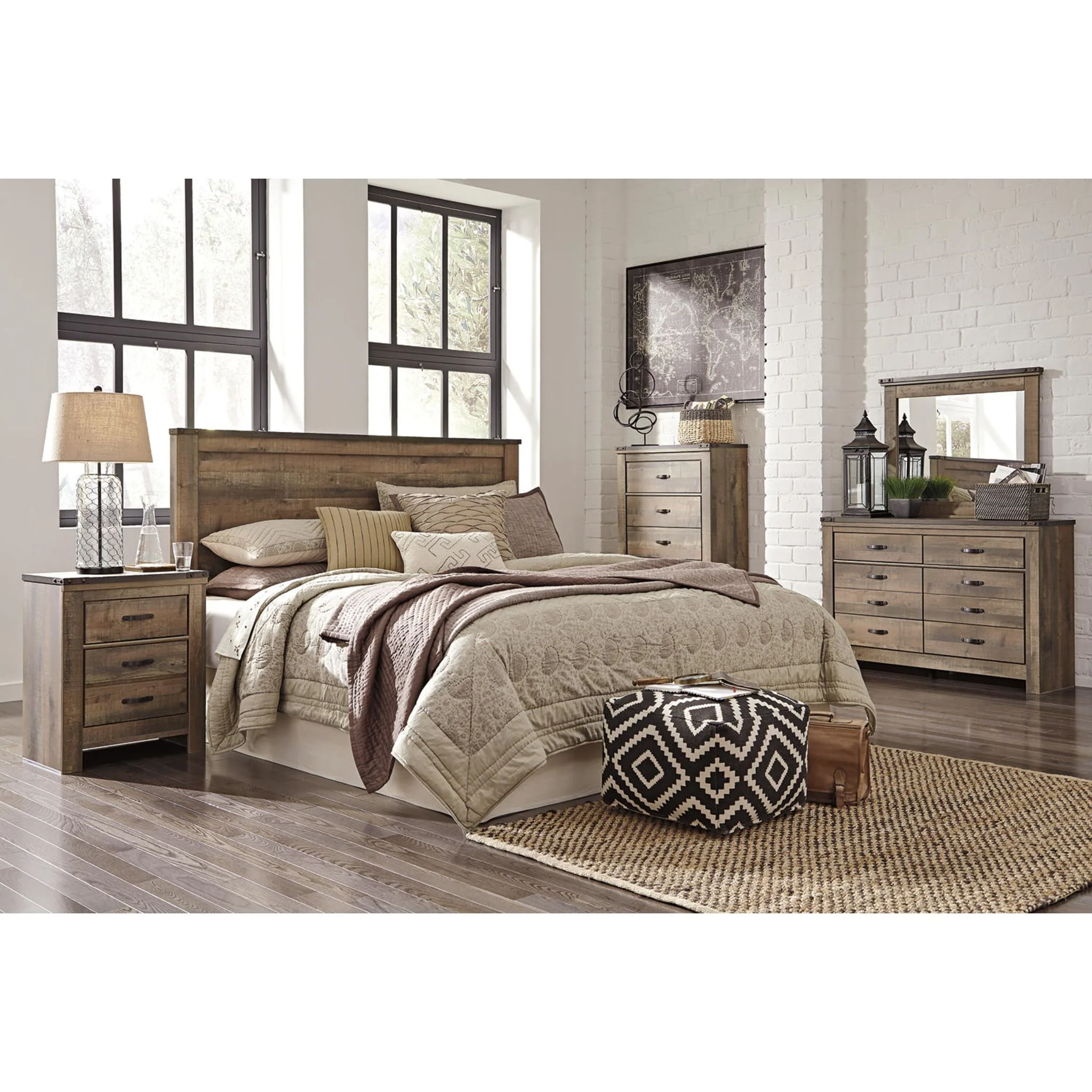 Trinell Panel Headboard - Image 27