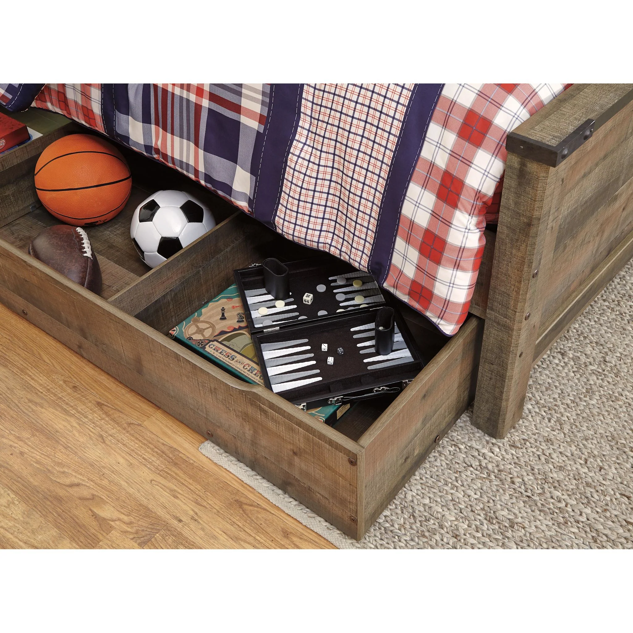 Trinell Platform Bed with Drawer - Image 46