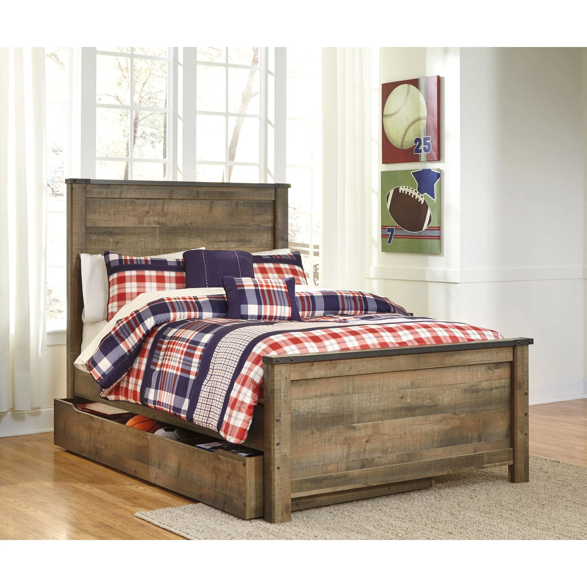 Trinell Platform Bed with Drawer - Image 50
