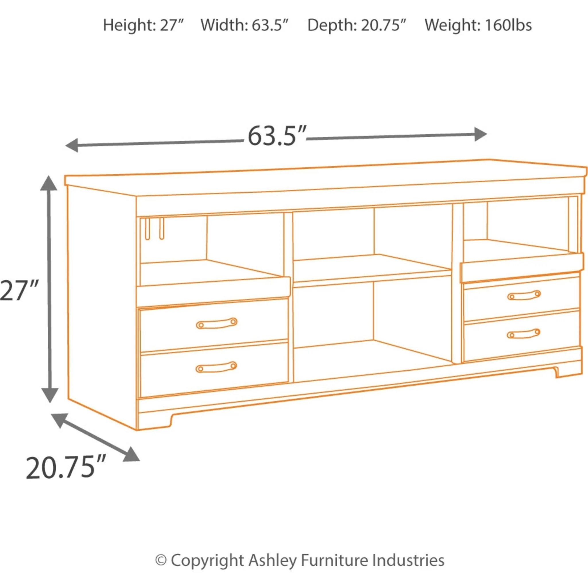 Trinell TV Stand - Image 5