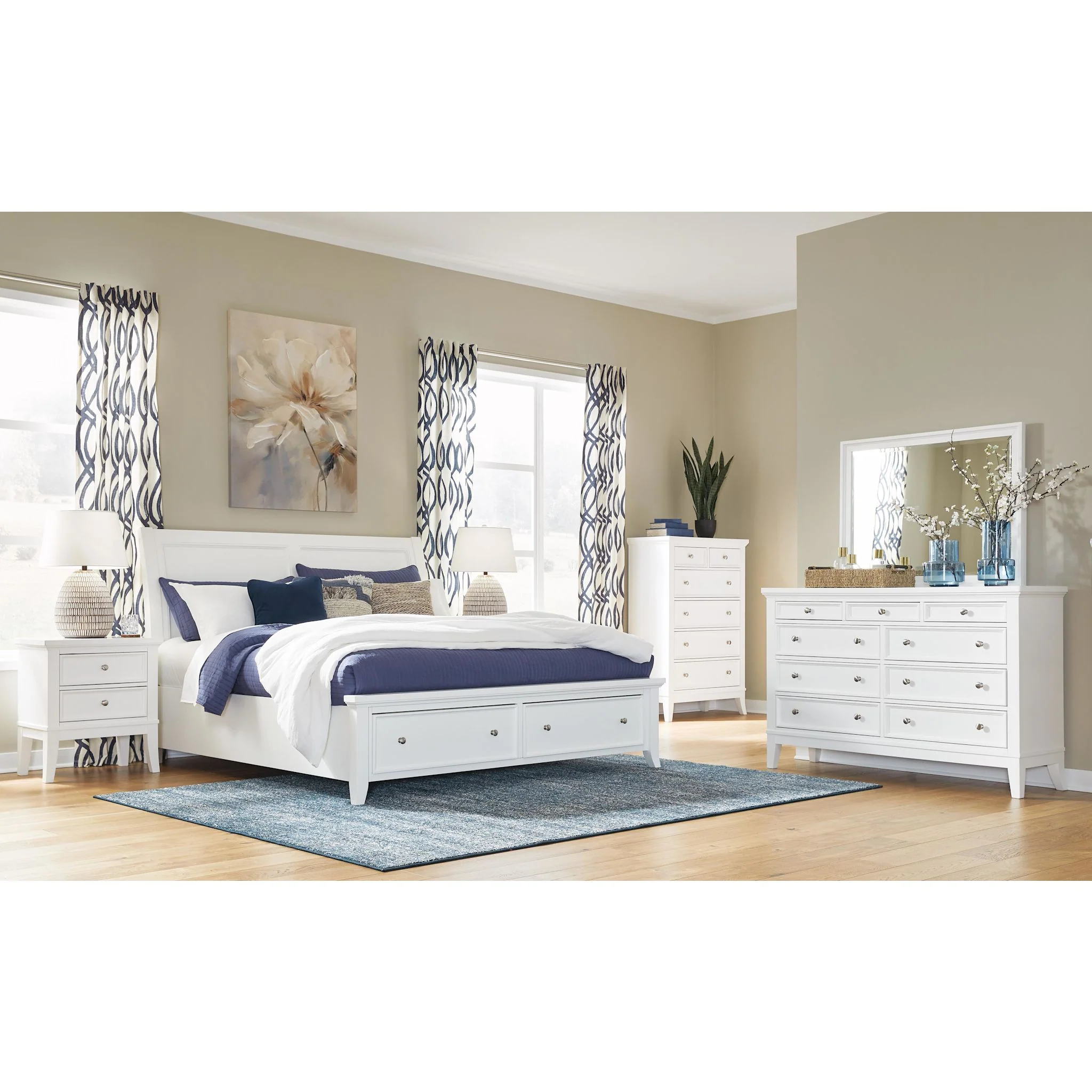 Trulani-Exclusive Sleigh Storage Bed - Image 34
