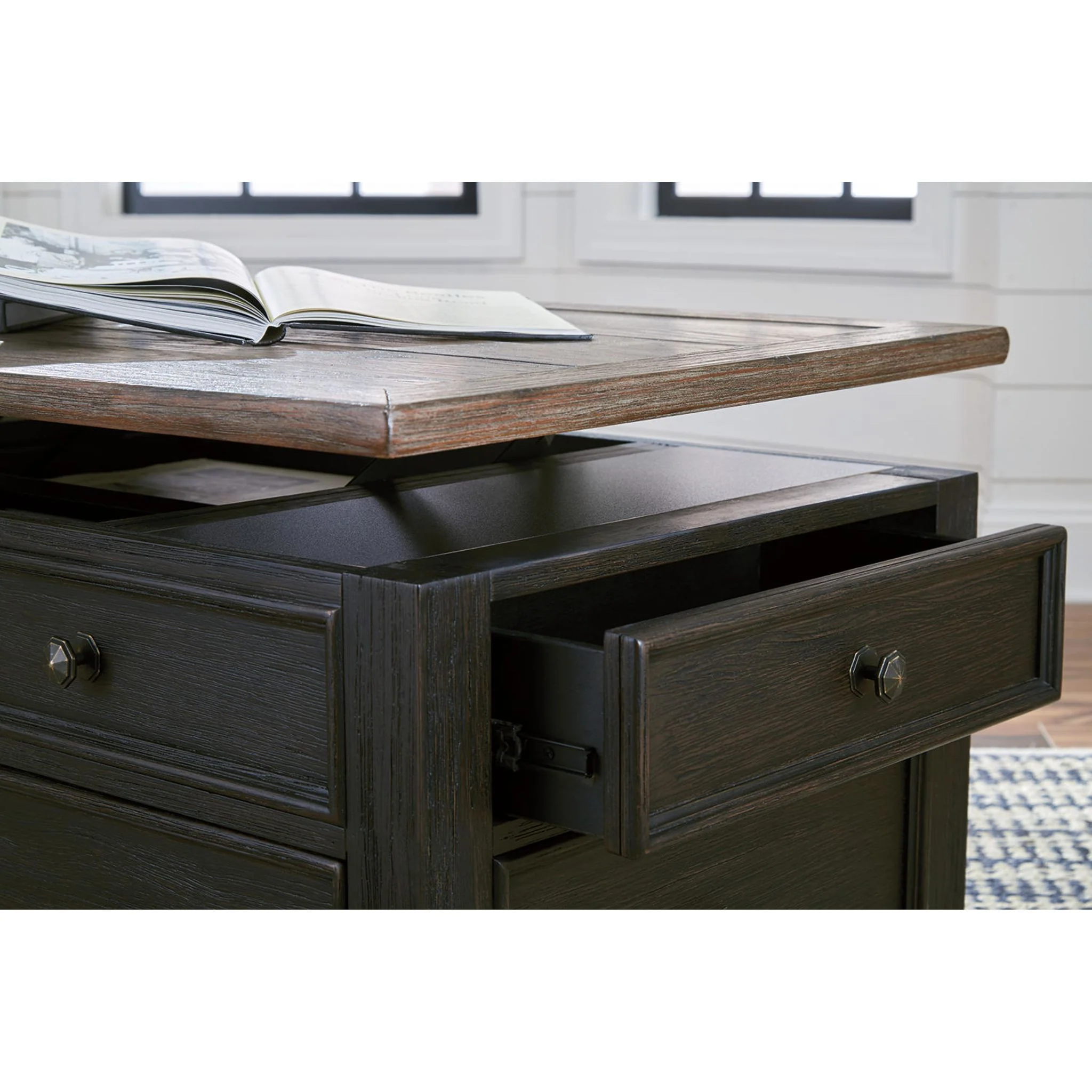 Tyler Creek Coffee Table with Lift Top - Image 17