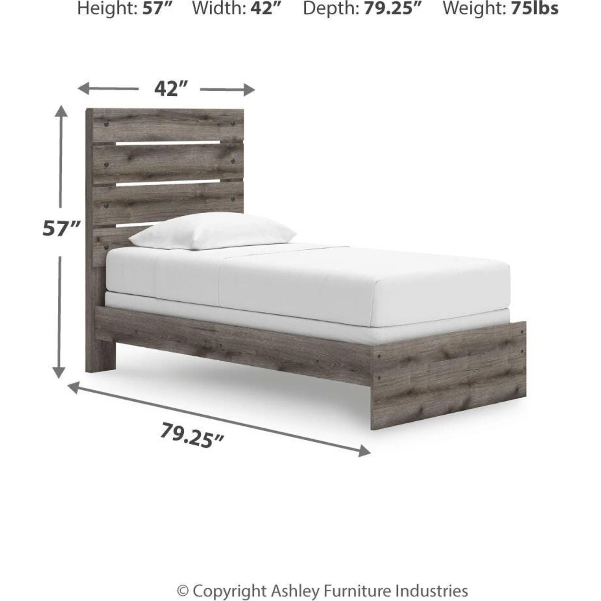 Urbanoore 5 Piece Twin Panel Bedroom - Image 80