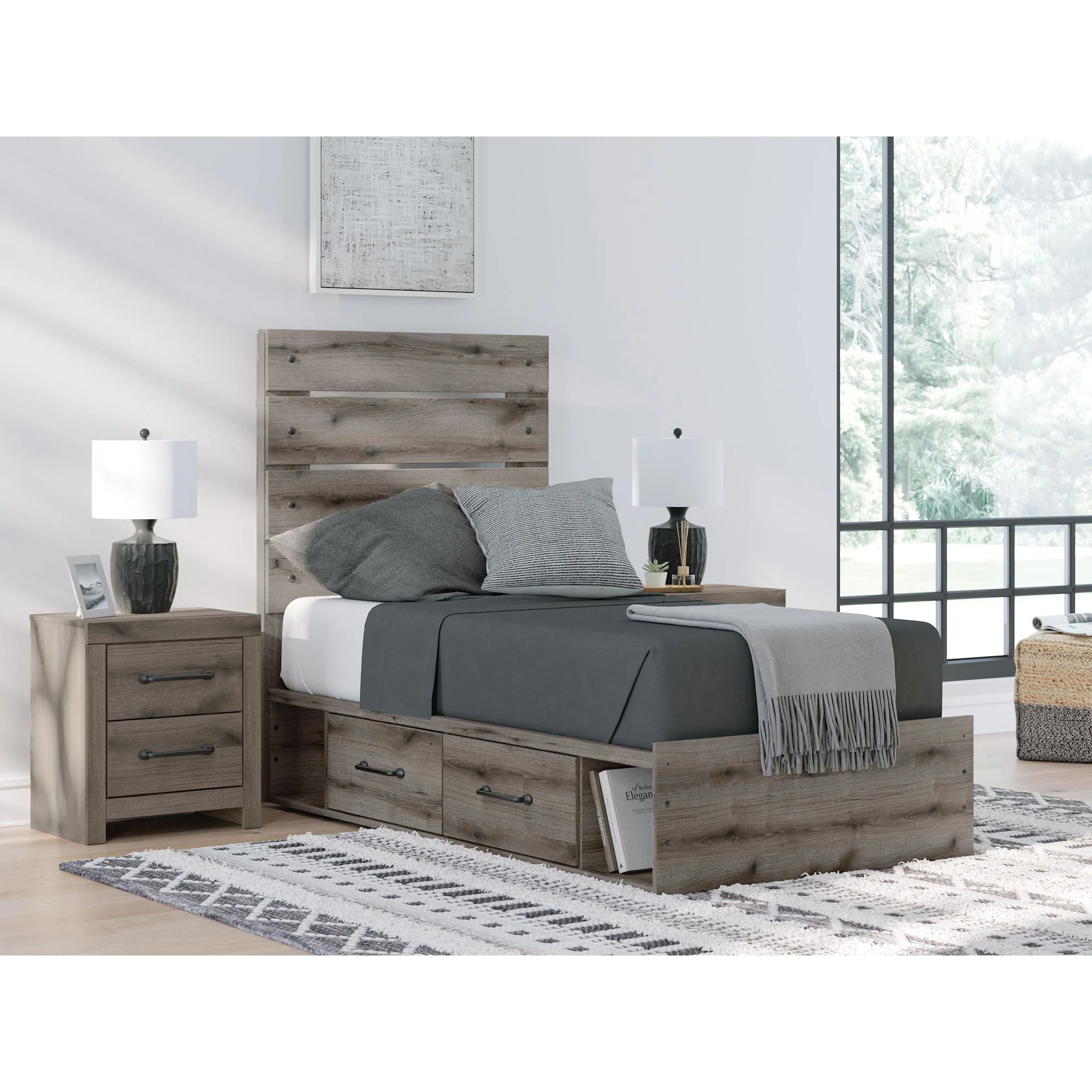 Urbanoore 5 Piece Twin Storage Bedroom - Image 85