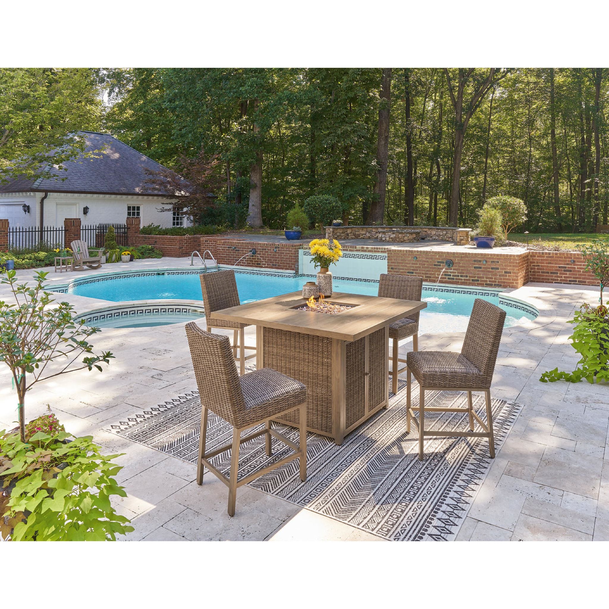 Walton Bridge Outdoor Bar Set - Image 7