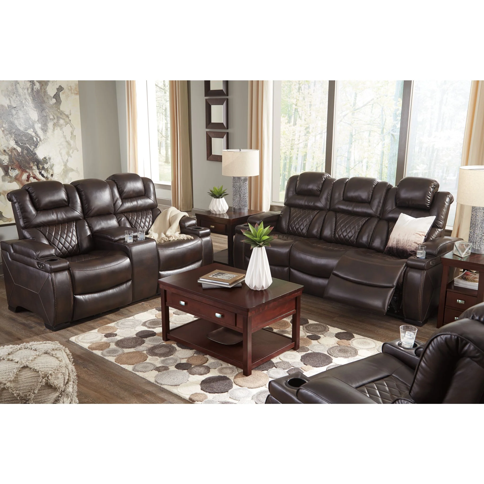 Warnerton Power Reclining Sofa with Adjustable Headrest - Image 14