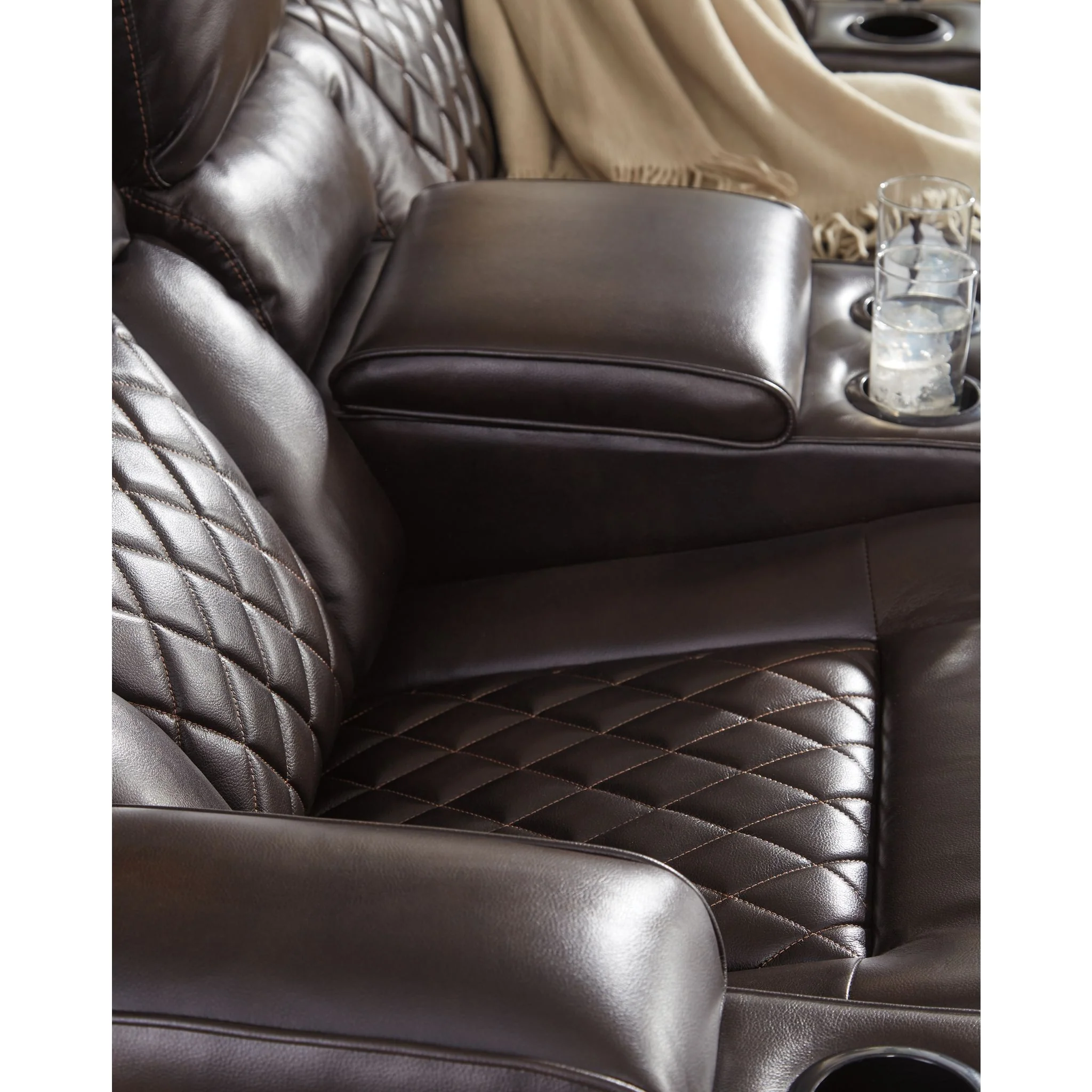 Warnerton Power Reclining Sofa with Adjustable Headrest - Image 3