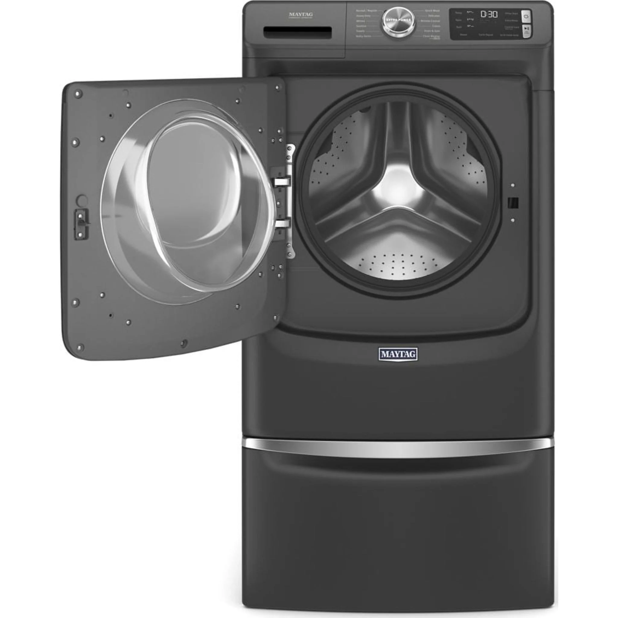 Whirlpool 15.5" Pedestal for Front Load Washer and Dryer with Storage -Volcano Black (XHPC155MBK) - Image 23