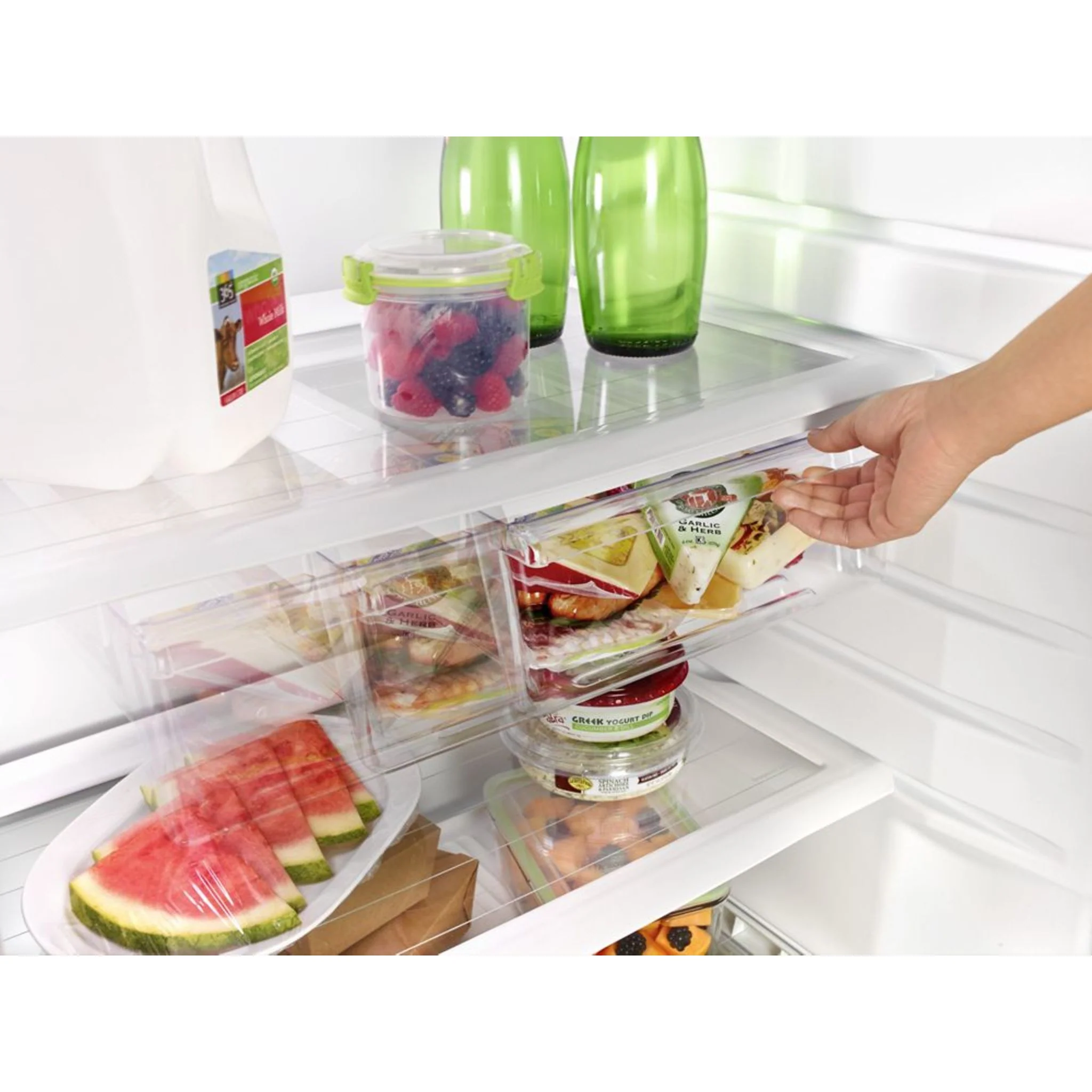 Whirlpool  30" Wide Top-Freezer Refrigerator with Flexi-Slide Bin - Black (WRT318FZDB) - Image 28