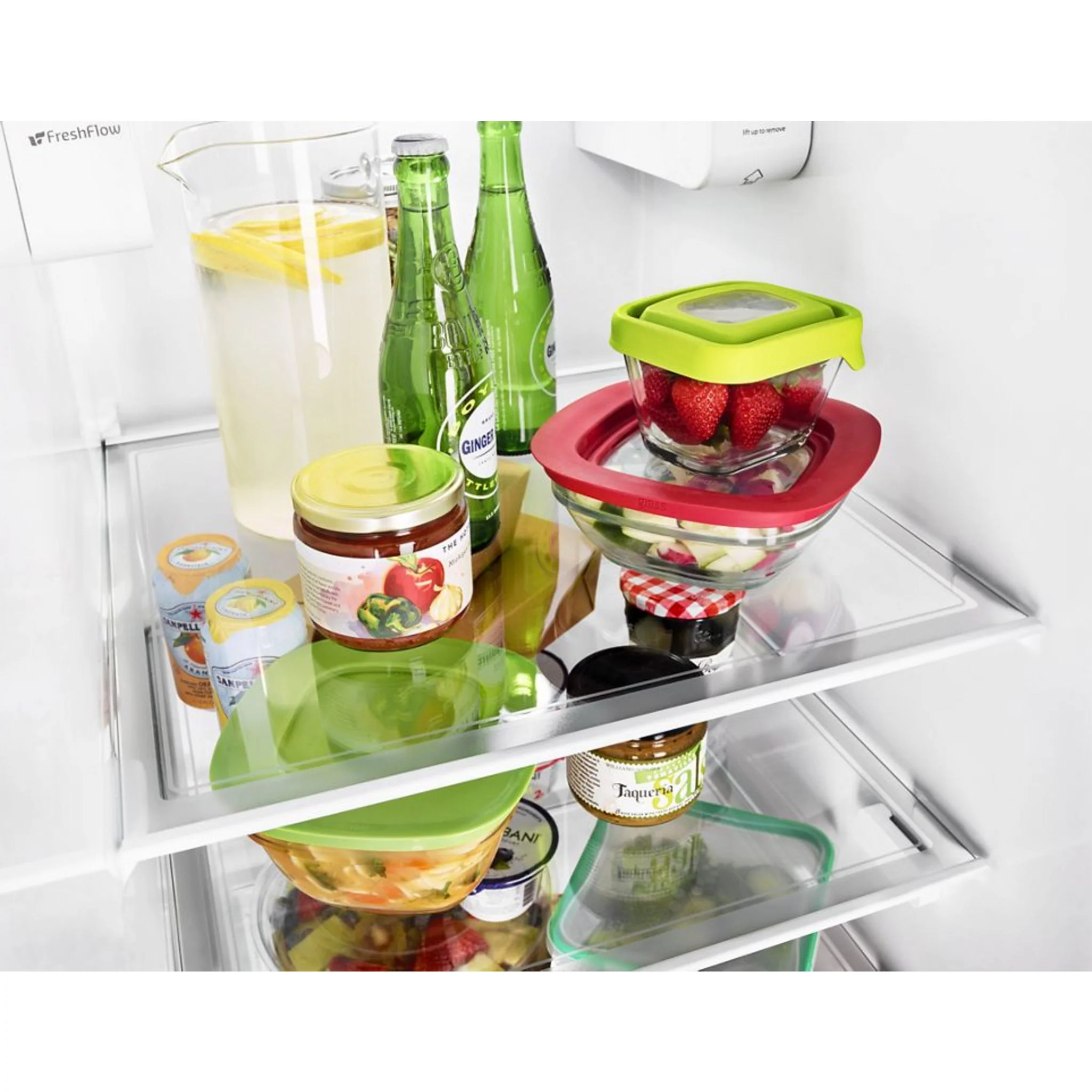 Whirlpool 33-inch Wide Side-by-Side Refrigerator - 21 cu. ft. -Monochromatic Stainless Steel (WRS331SDHM) - Image 35