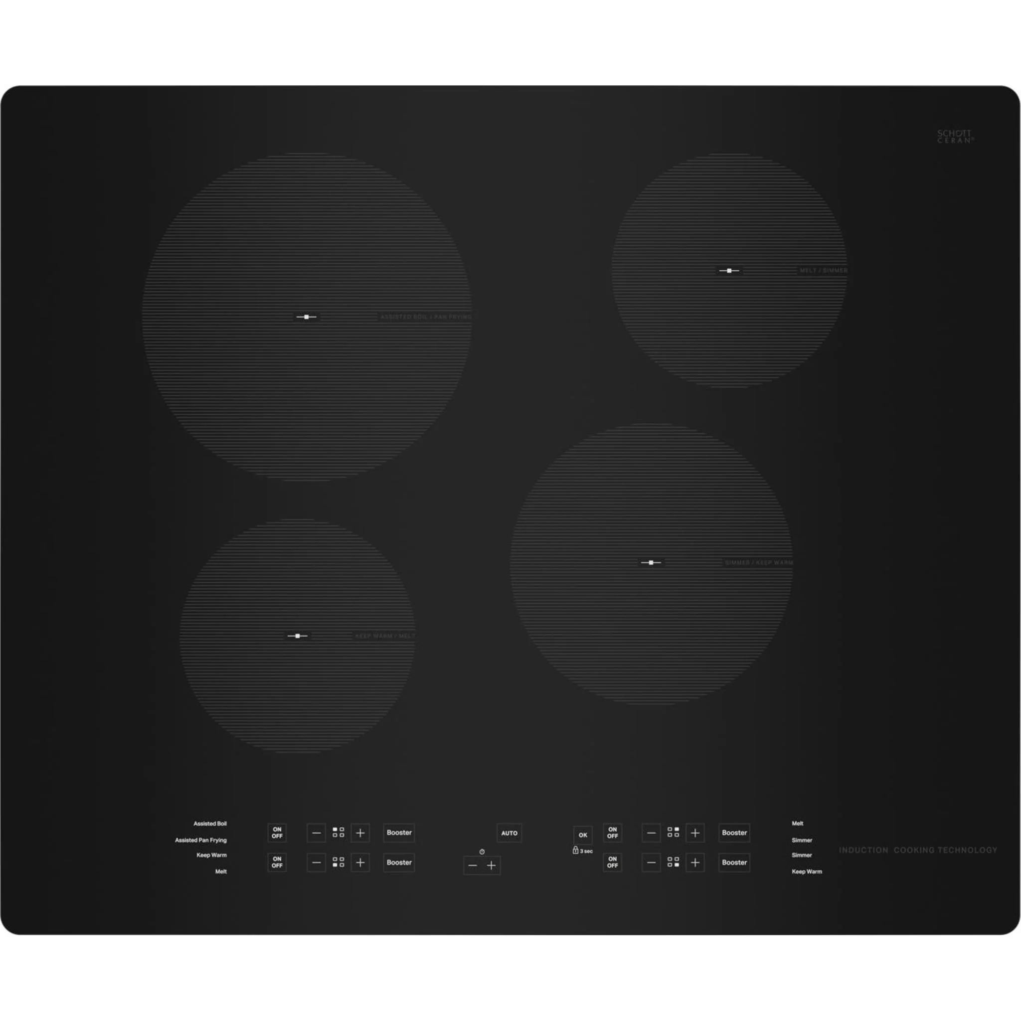 Whirlpool 24-Inch Small Space Induction Cooktop -Black (UCIG245KBL)